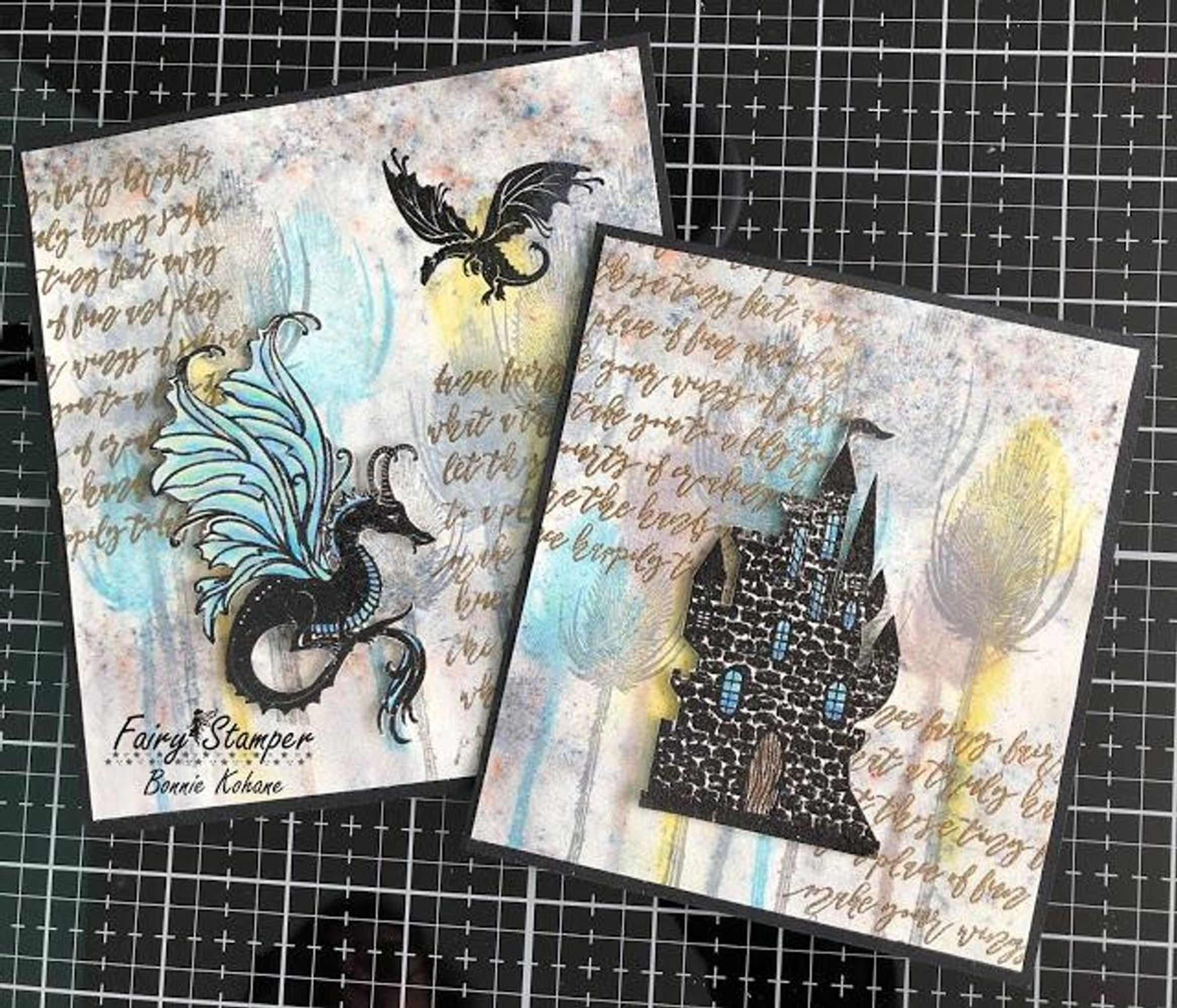 Fairy Hugs Stamps - Flying Dragon