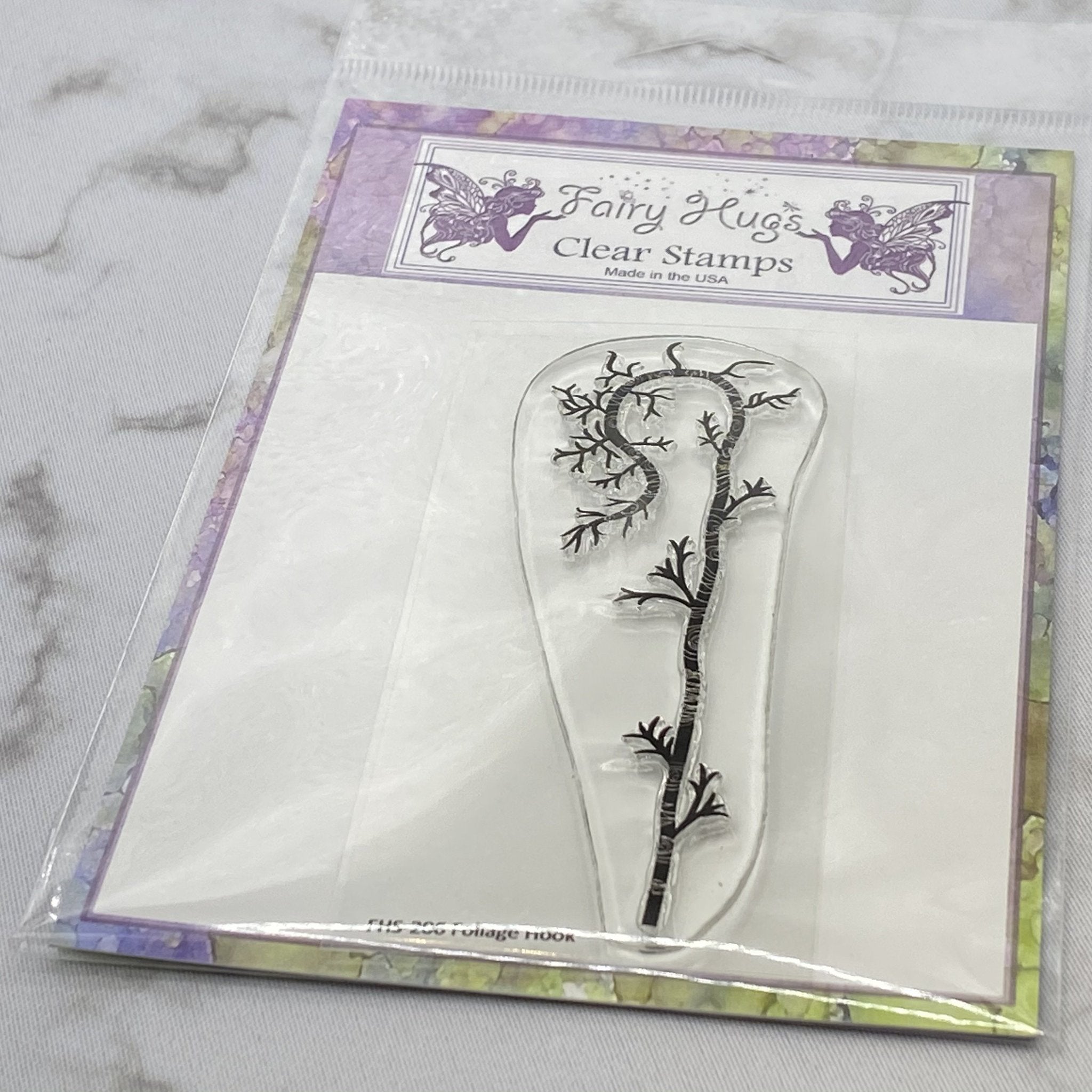Fairy Hugs Stamps - Foilage Hook
