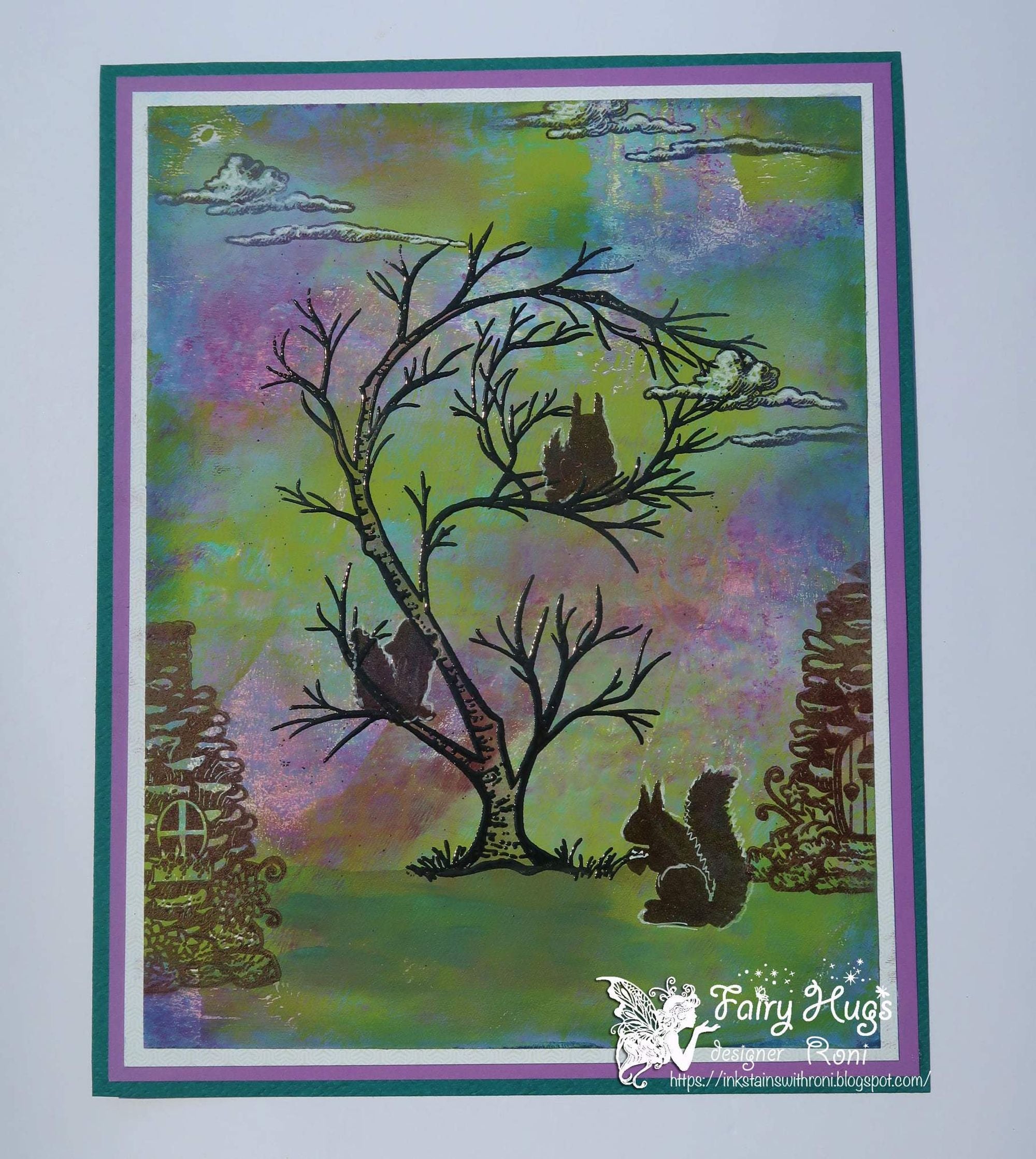 Fairy Hugs Stamps - Squirrels