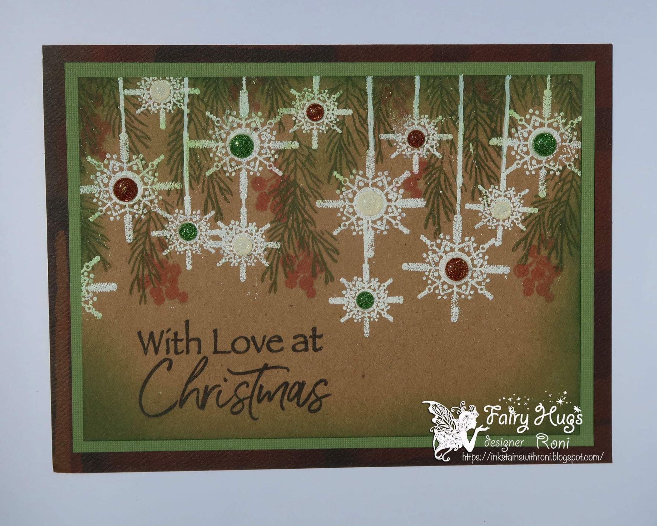 Fairy Hugs Stamps - Hanging Snowflakes