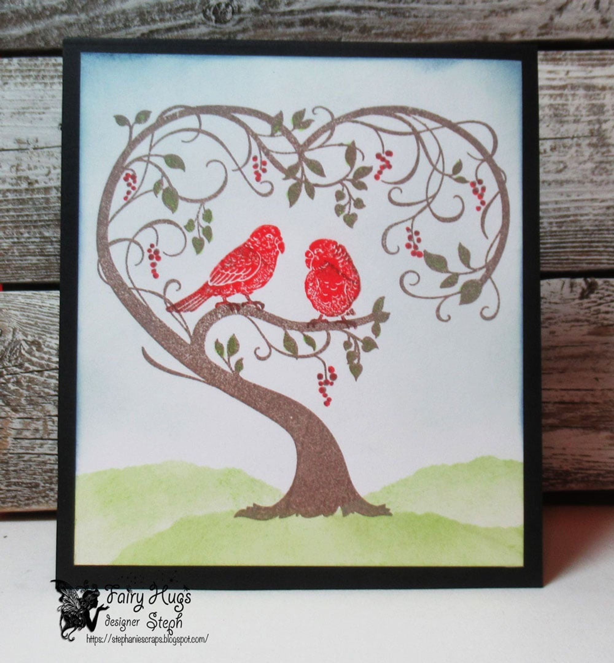 Fairy Hugs Stamps - Love Birds