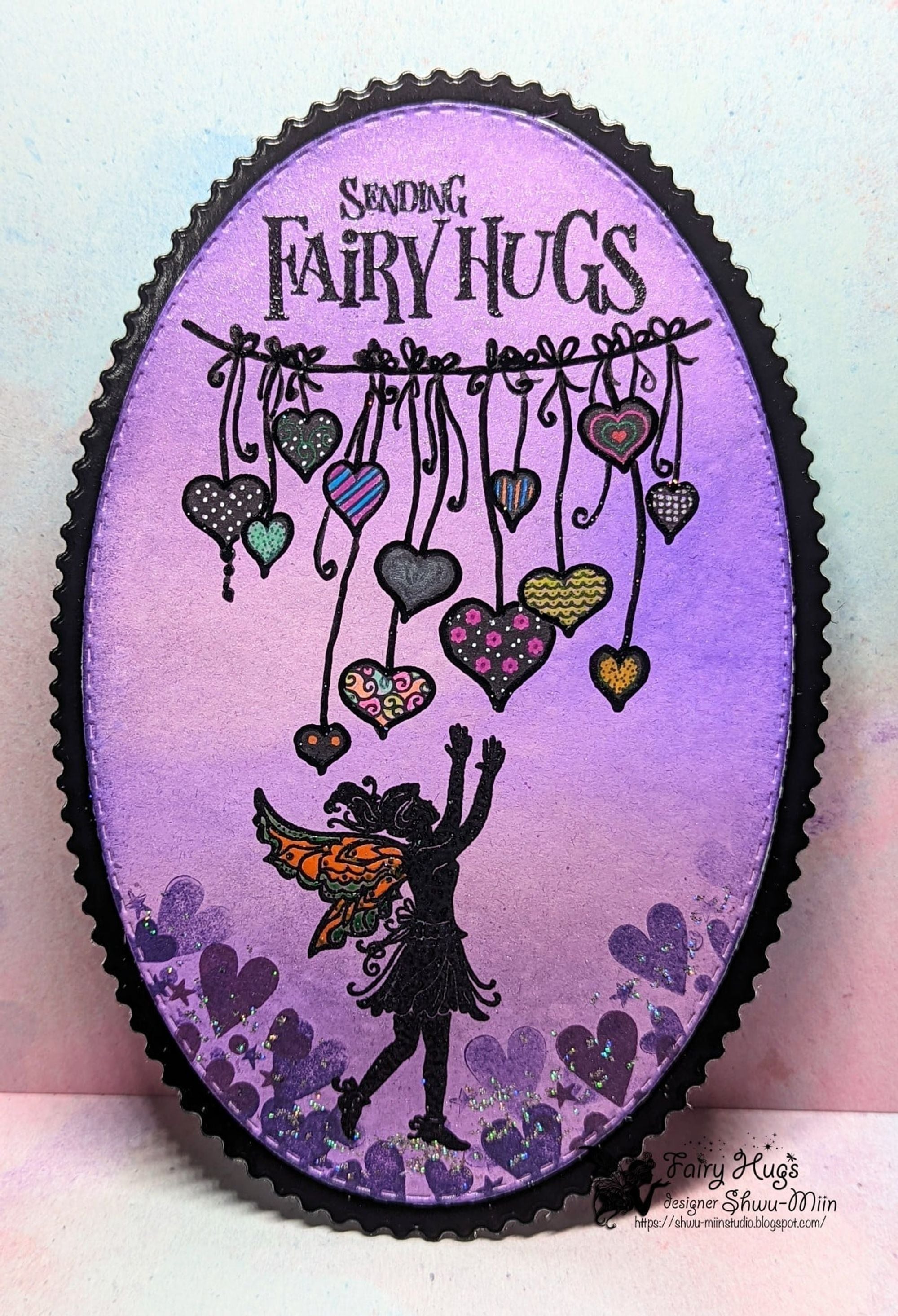 Fairy Hugs Stamps - Heart Sparkles