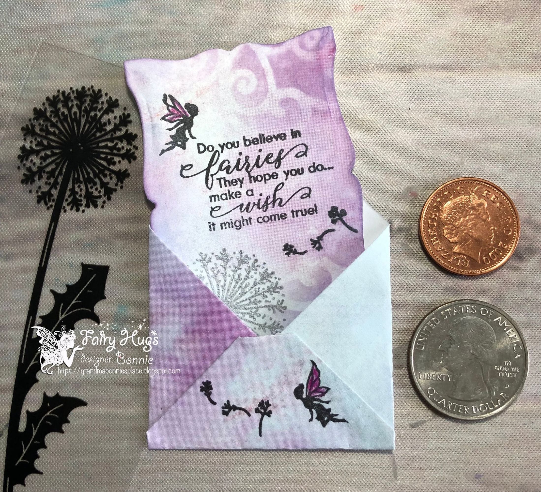 Fairy Hugs Stamps - Wish Come True