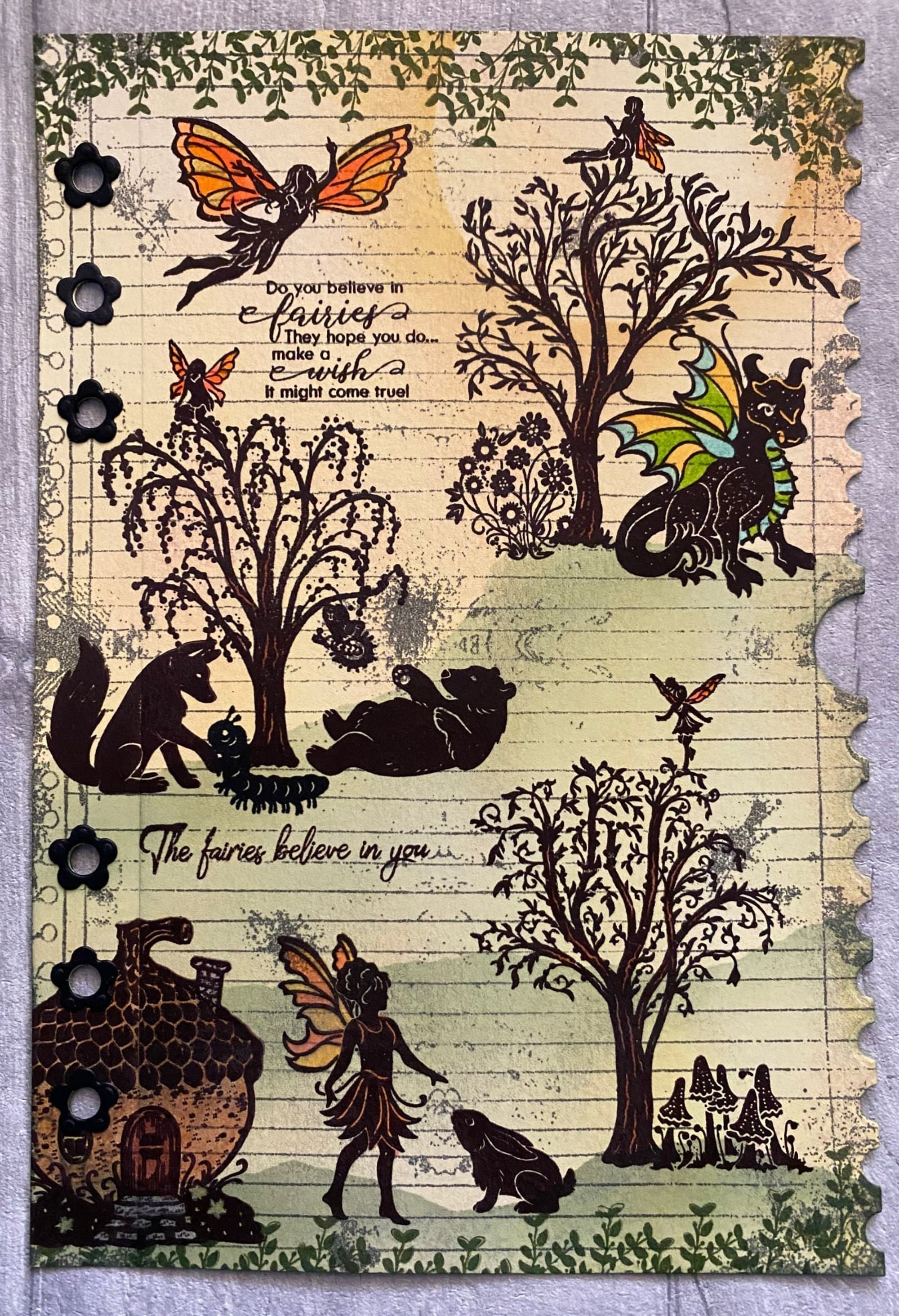 Fairy Hugs Stamps - Mini Weeping Tree