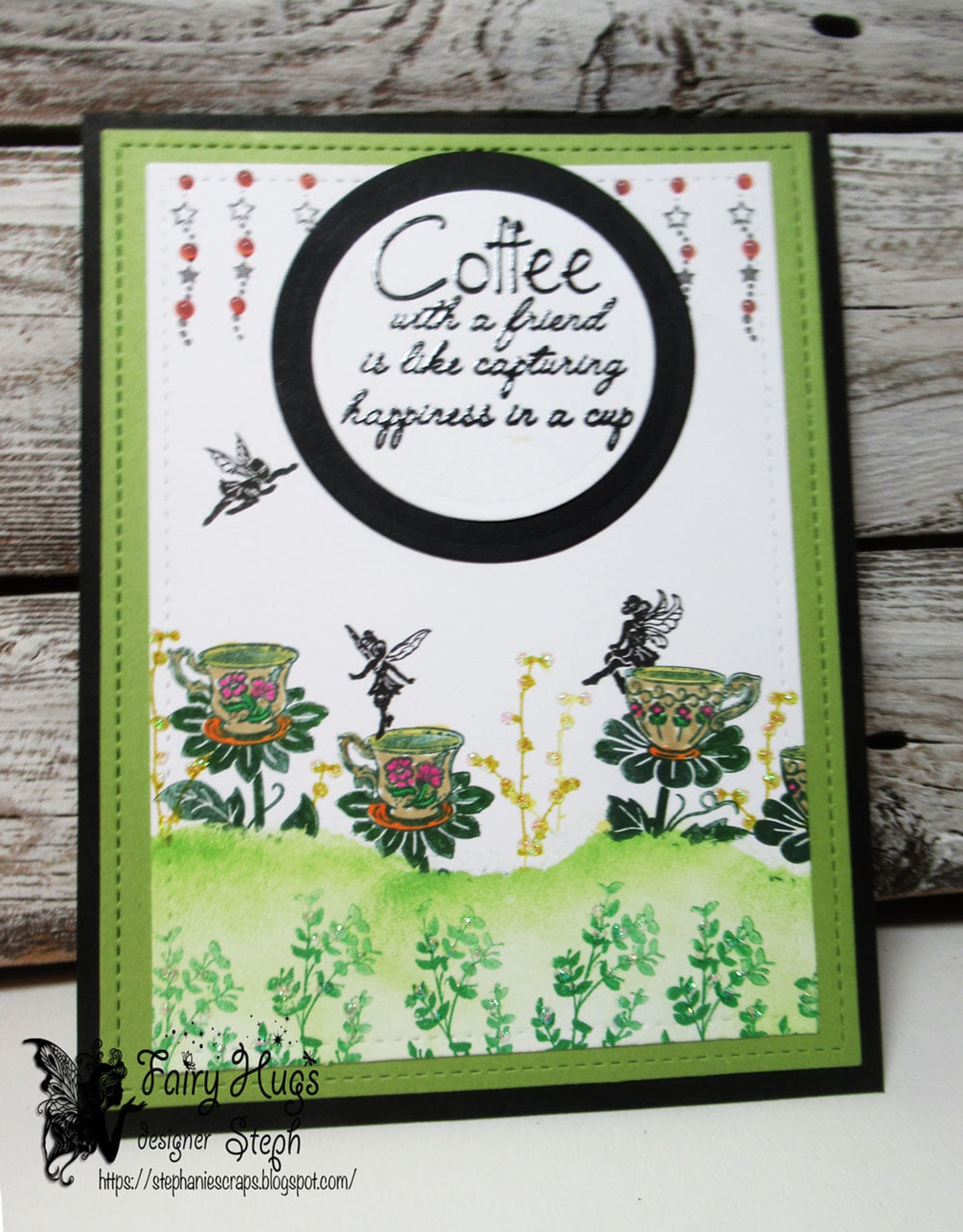 Fairy Hugs Stamps - Teacup Flowers