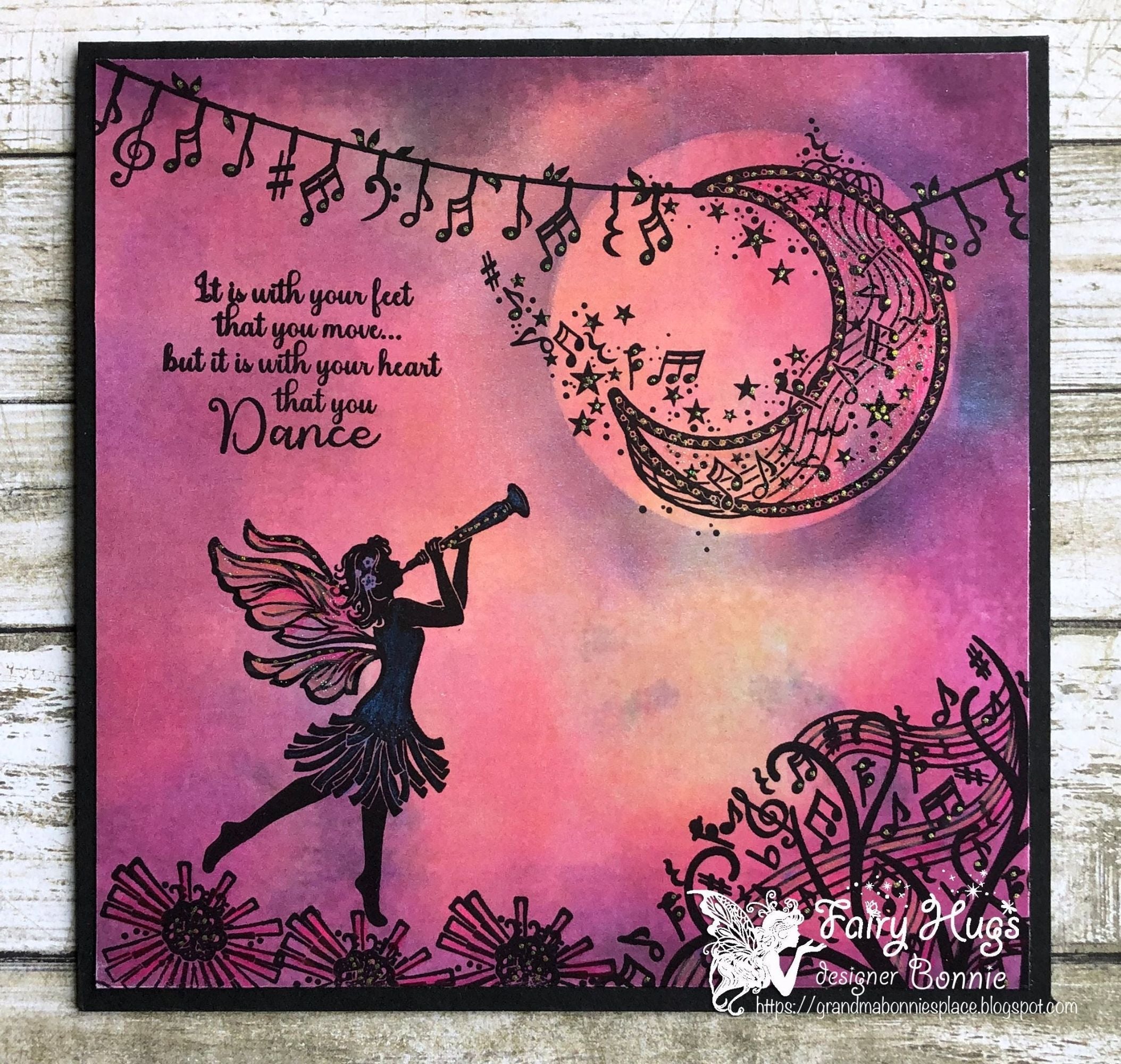 Fairy Hugs Stamps - Musical Strings
