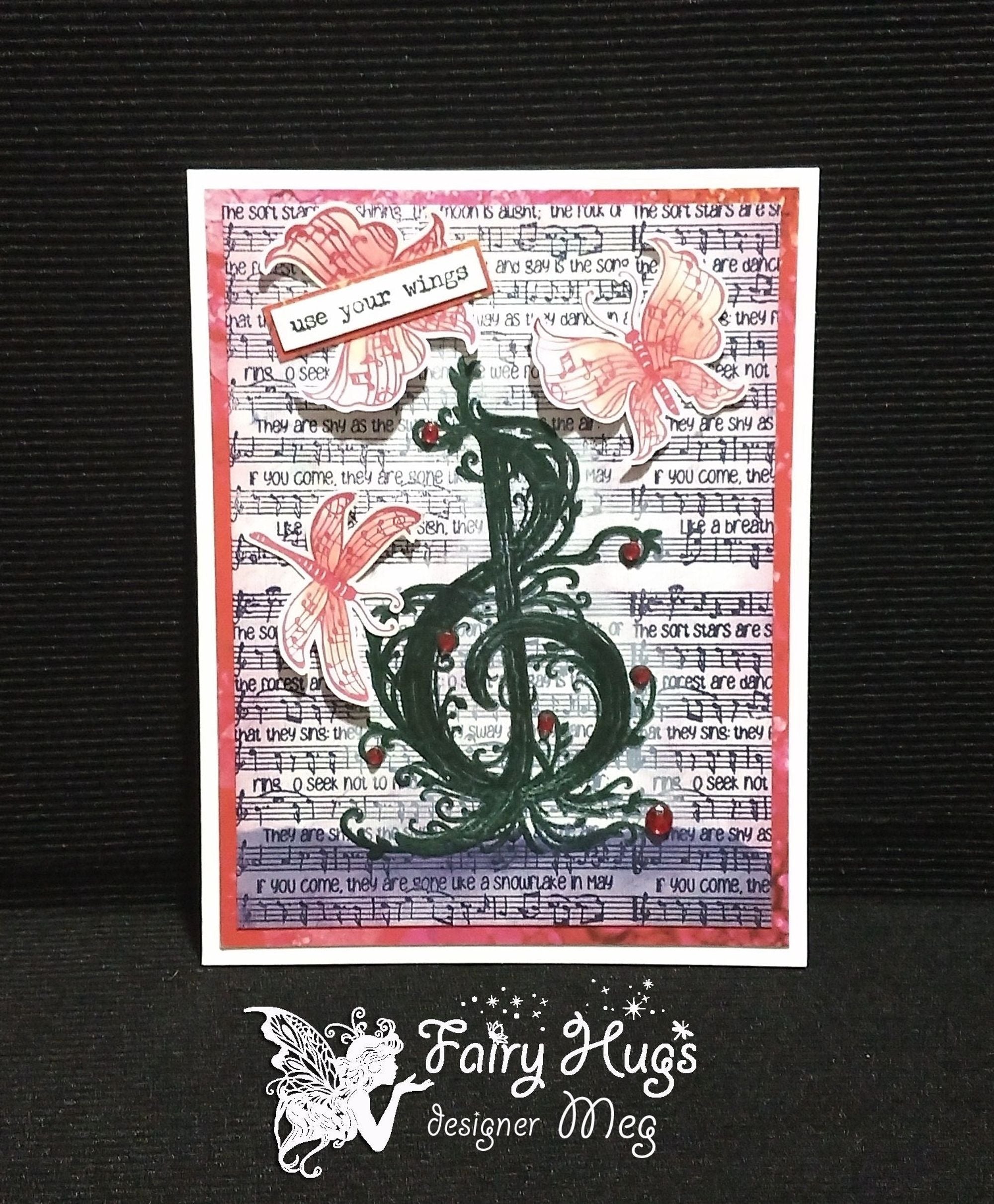 Fairy Hugs Stamps - Clef Tree