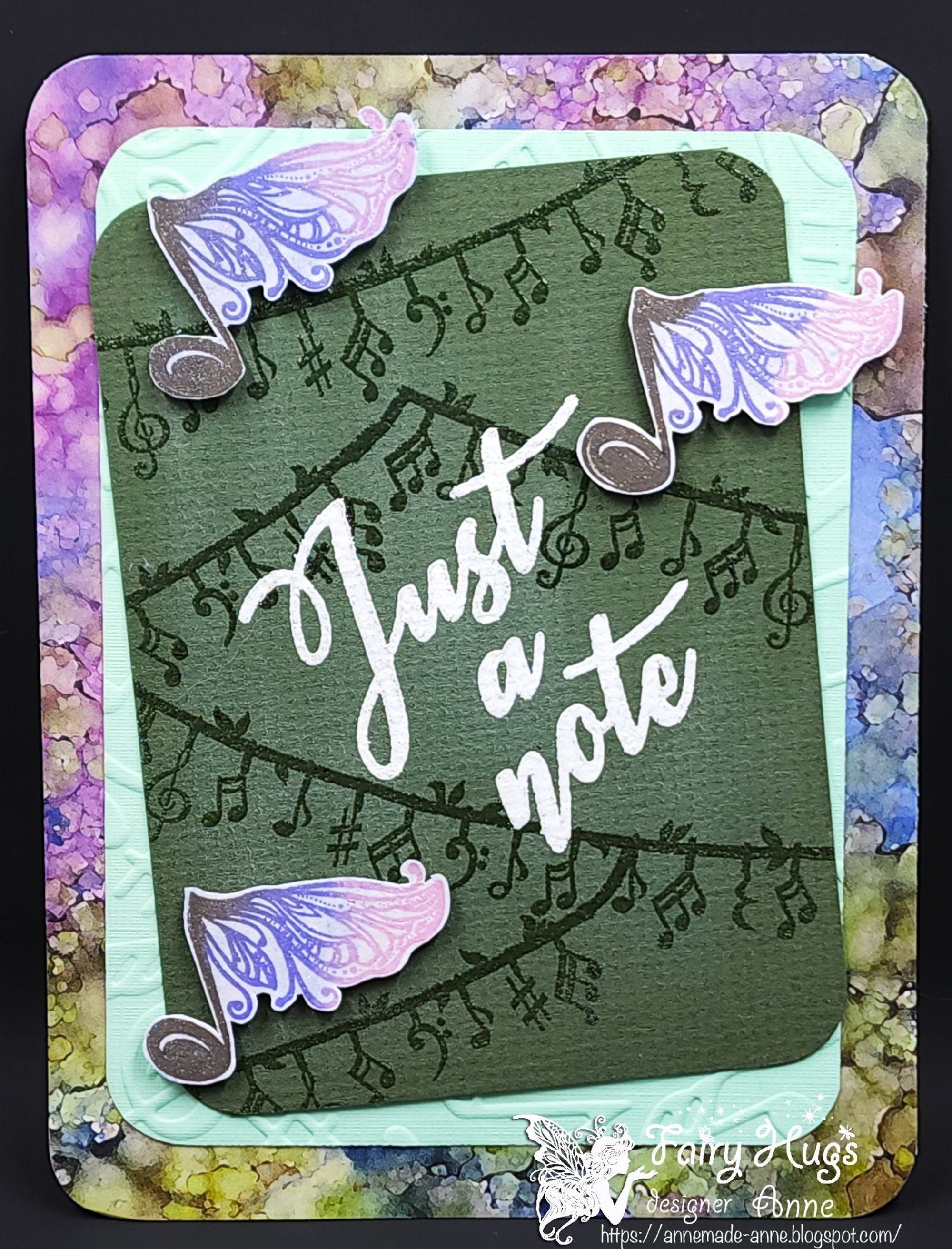 Fairy Hugs Stamps - Fairy Note