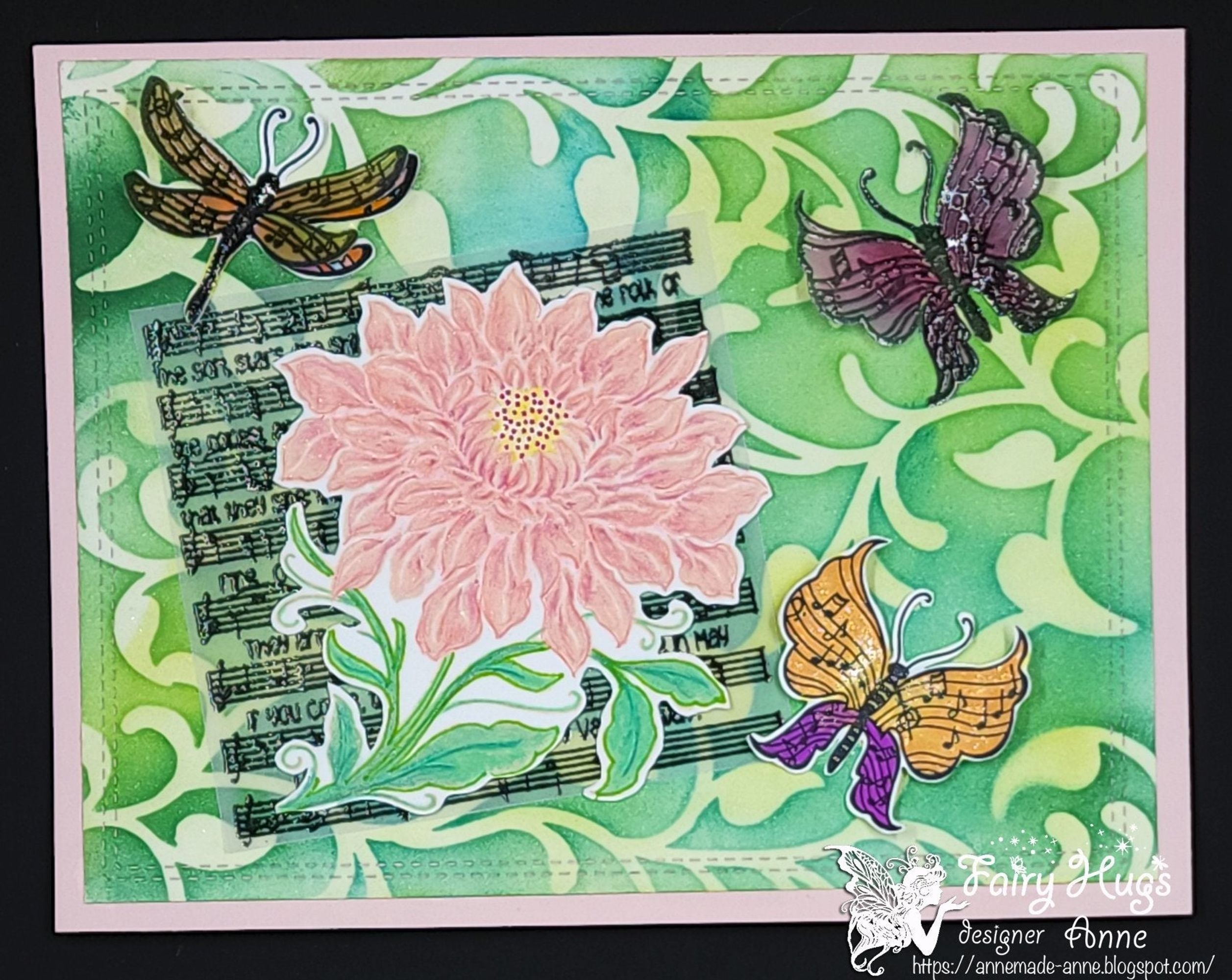 Fairy Hugs Stamps - Musical Flutters