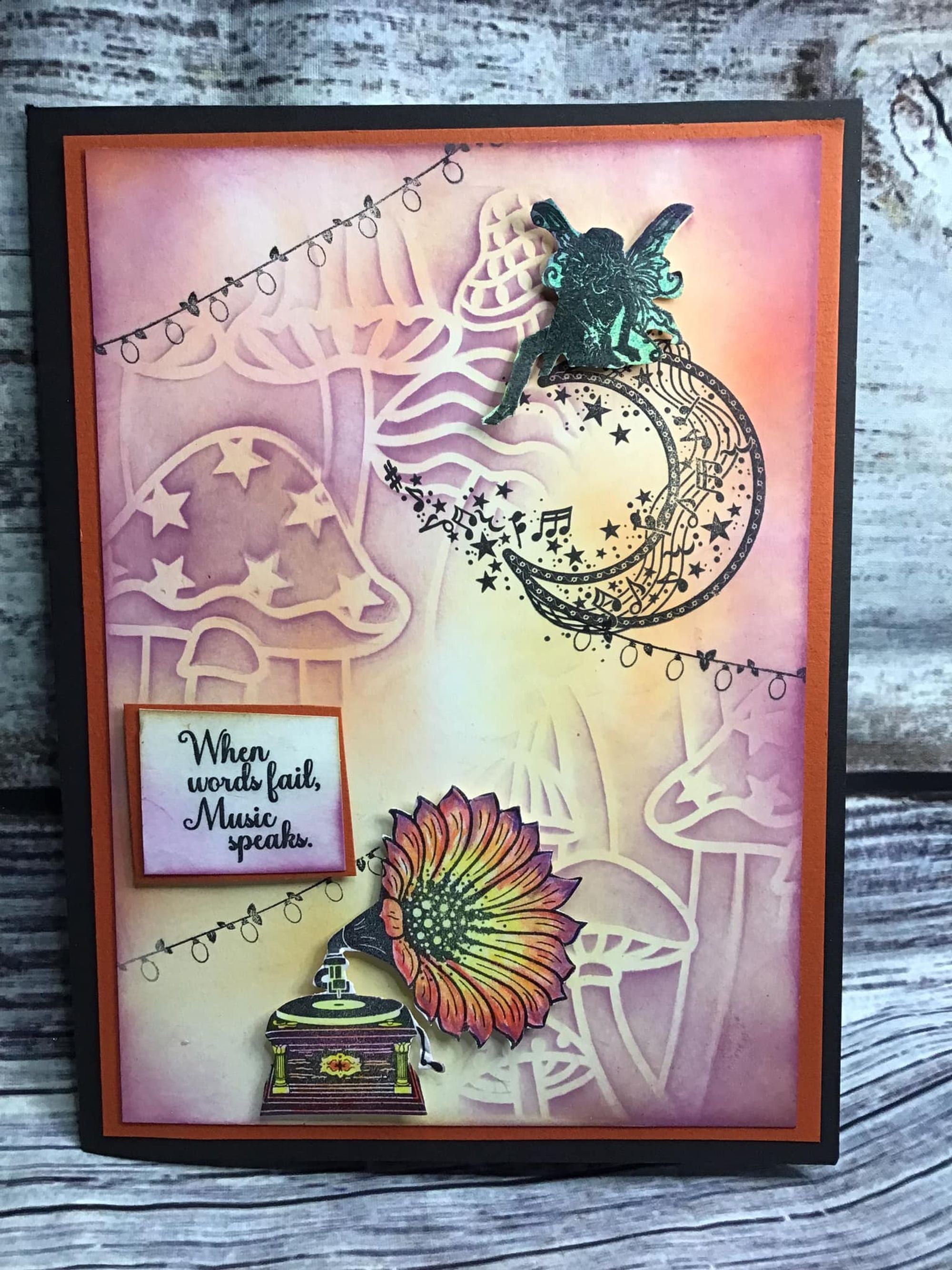 Fairy Hugs Stamps - Music Speaks