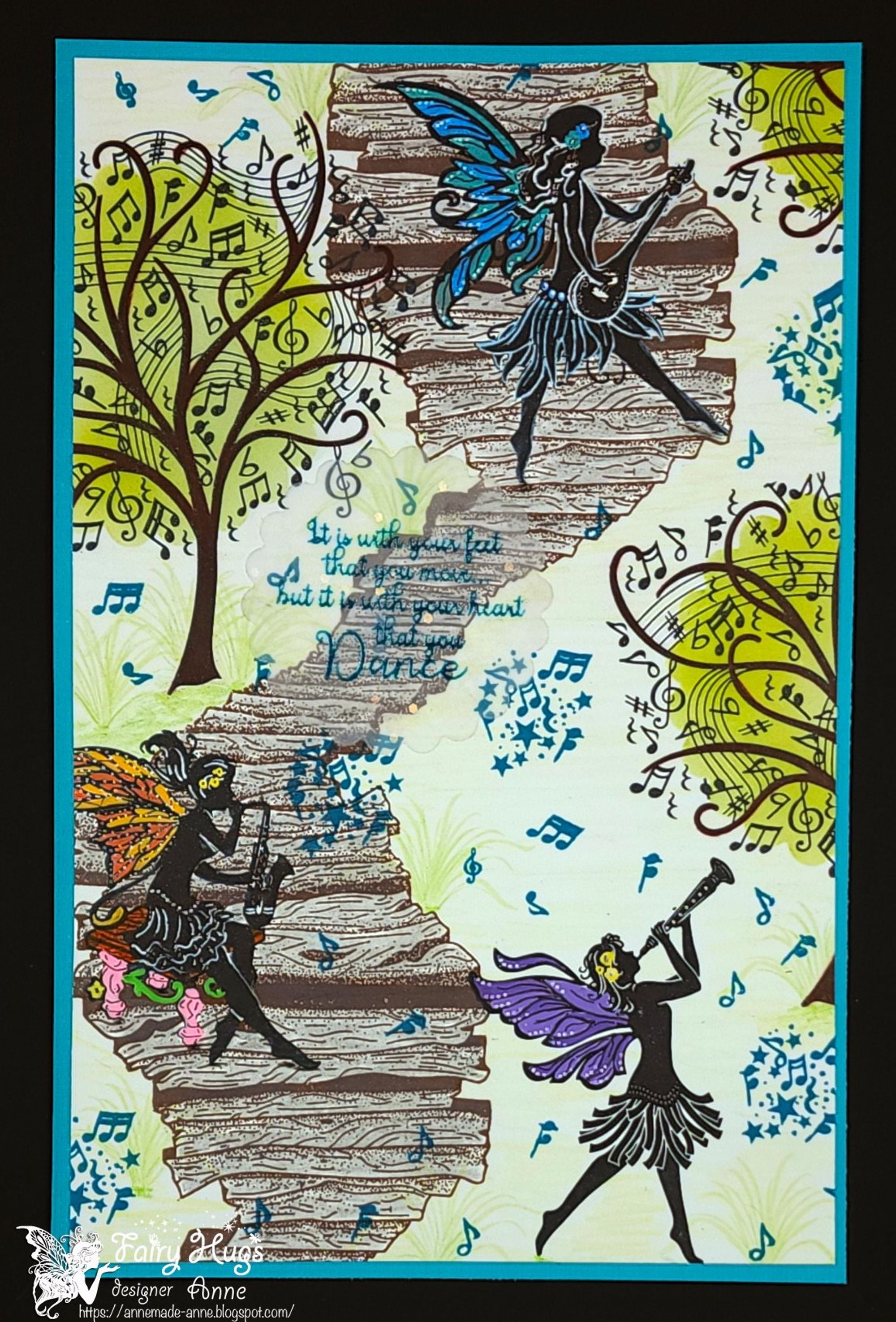 Fairy Hugs Stamps - Musical Notes
