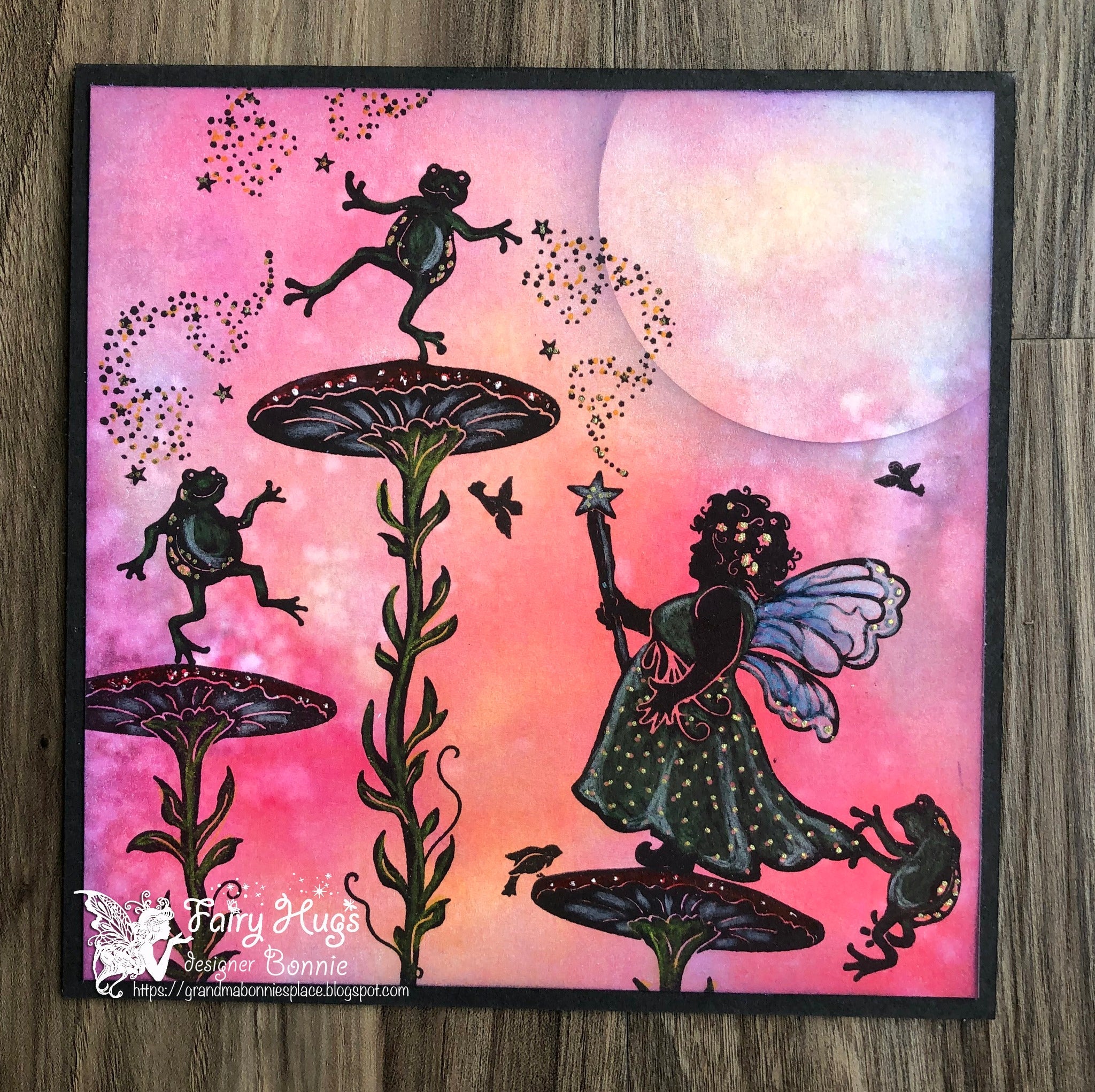 Fairy Hugs Stamps - Spoolwood Mushrooms