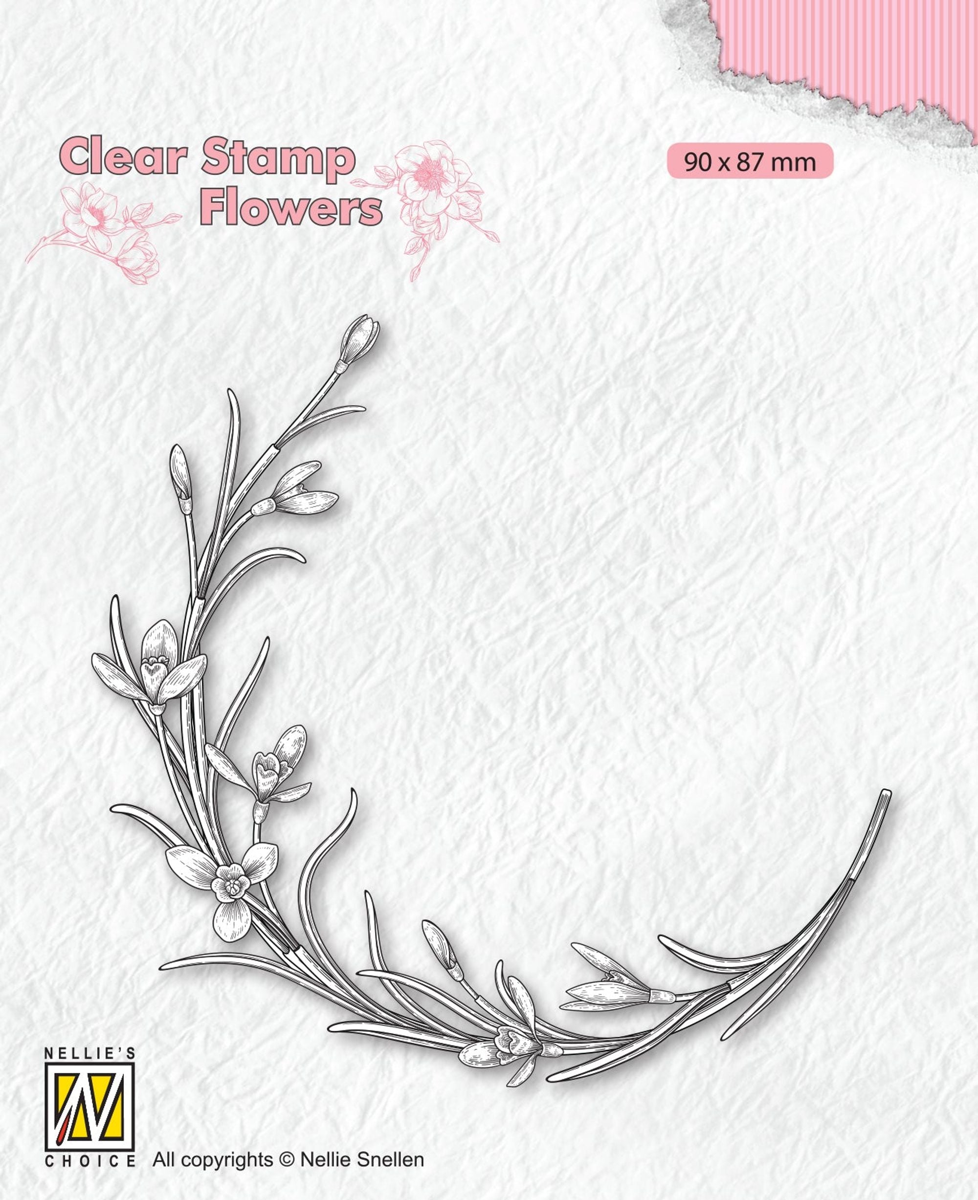 Clear Stamps Flowers Blooming Twig