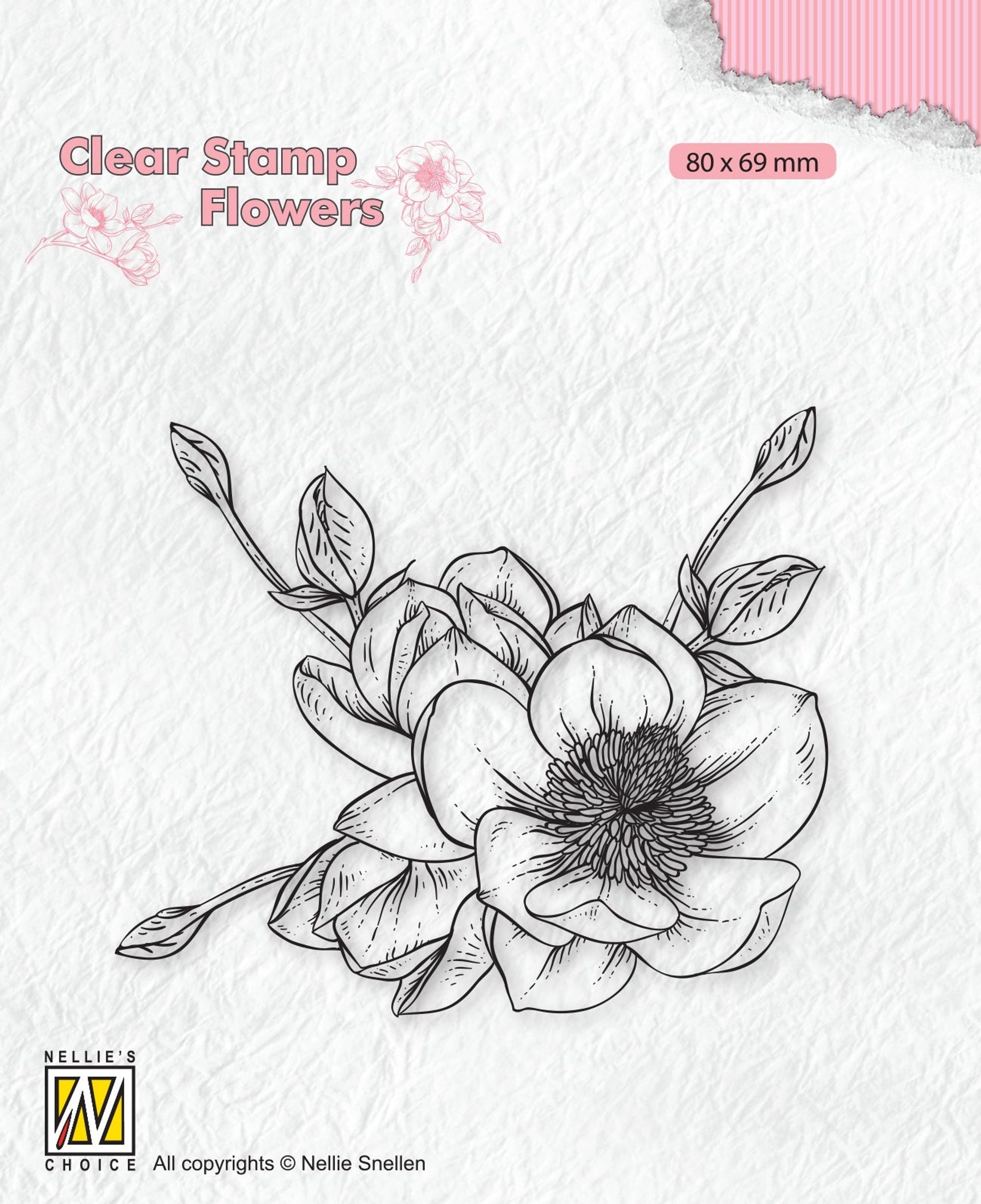 Clear Stamps Flowers Magnolia Flower
