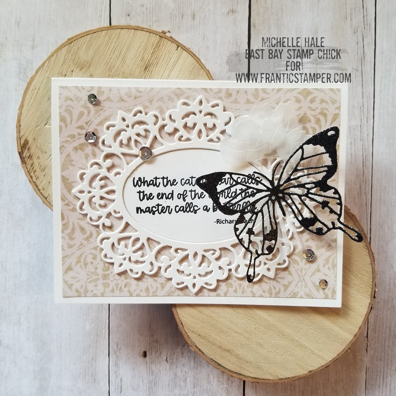 Frantic Stamper Clear Stamp Set - Butterfly