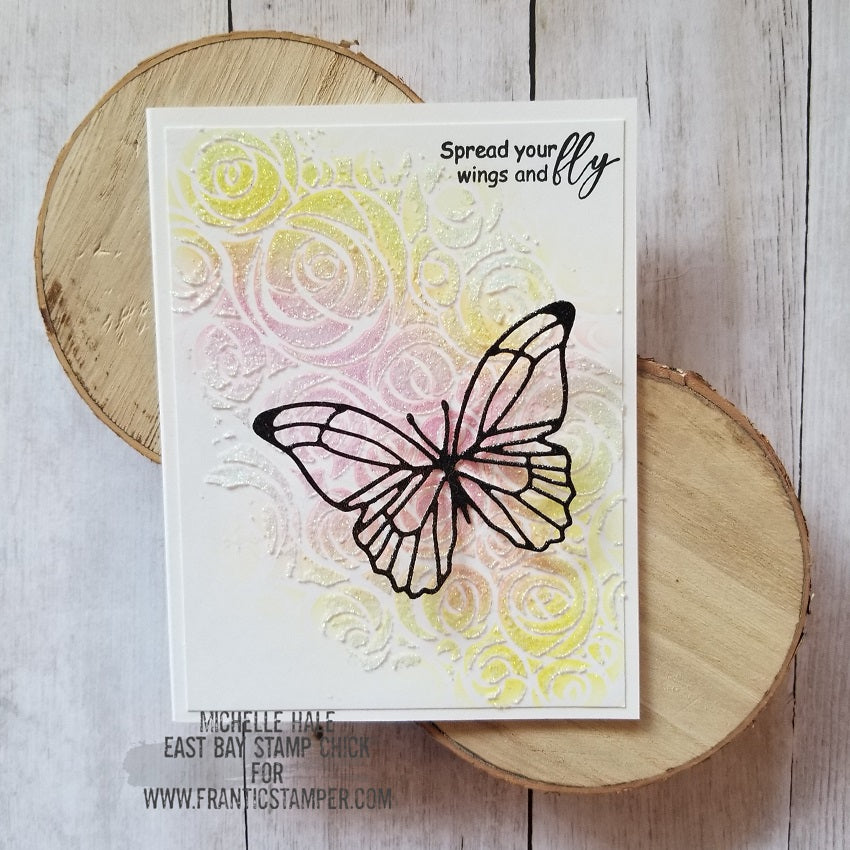 Frantic Stamper Clear Stamp Set - Butterfly