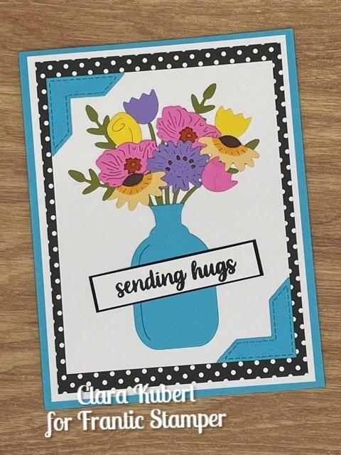 Frantic Stamper Clear Stamp Set - Florals And Greetings