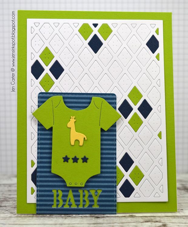 Frantic Stamper Precision Die - Tag Builder #2 - Baby Tag