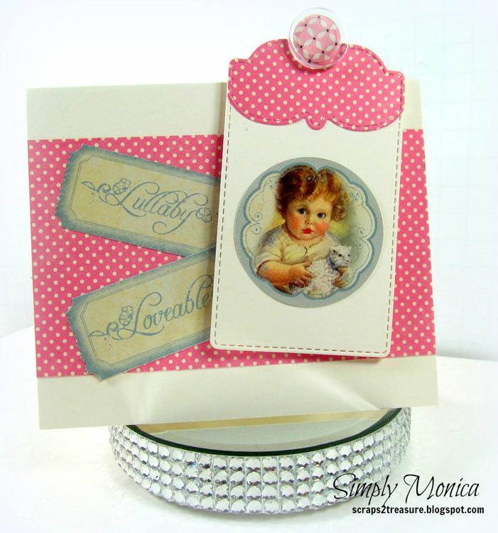 Frantic Stamper Precision Die - Tag Builder #2 - Baby Tag
