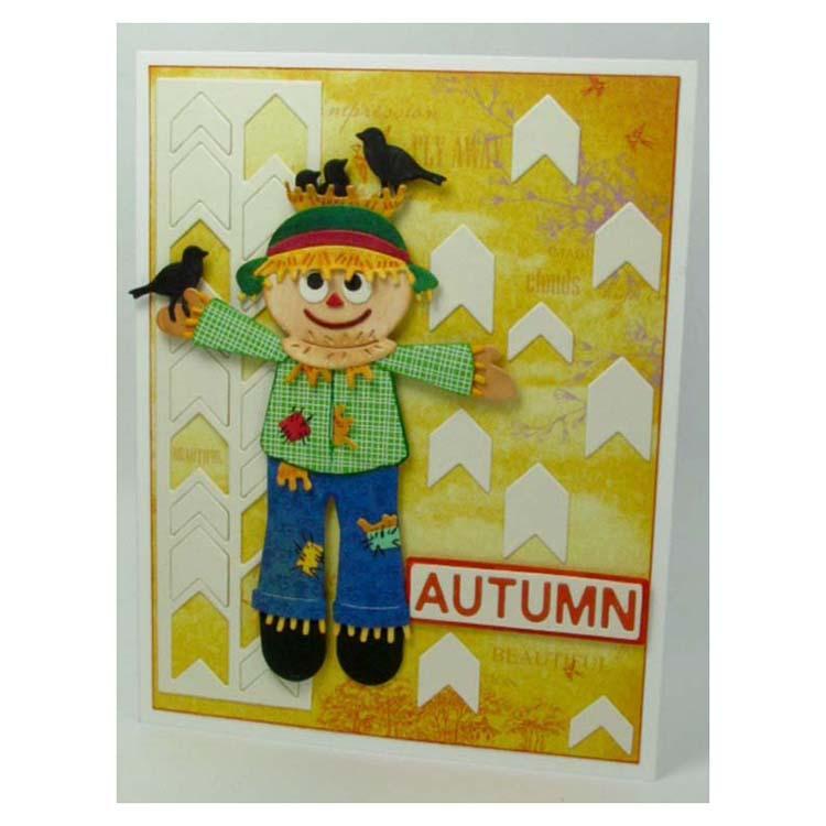 Frantic Stamper Precision Die - Build A Scarecrow