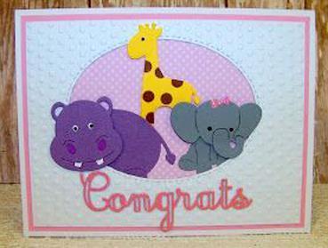 Frantic Stamper Precision Die - Baby Hippo