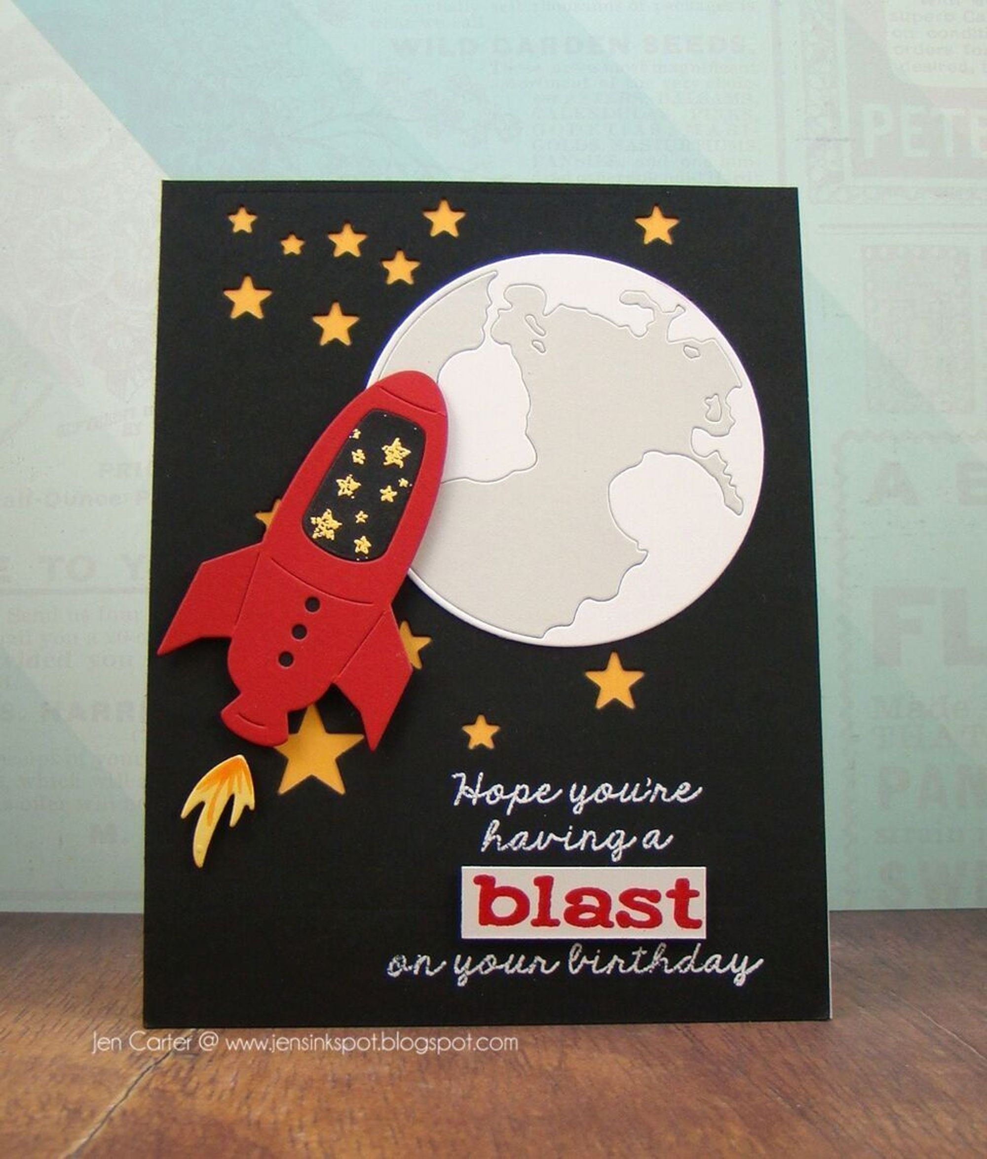 Frantic Stamper Clear Stamp Set - Sentiments From Space
