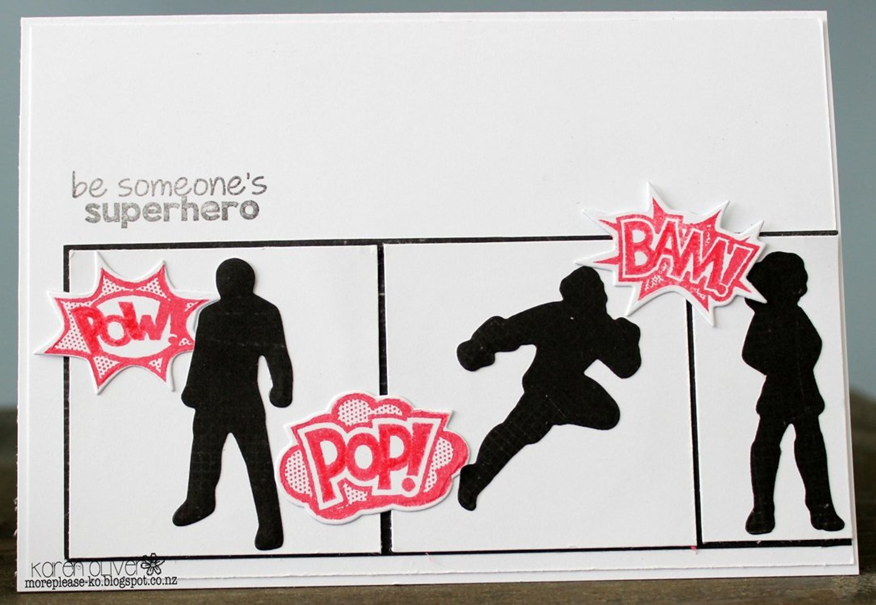 Frantic Stamper Clear Stamp Set - Superheroes