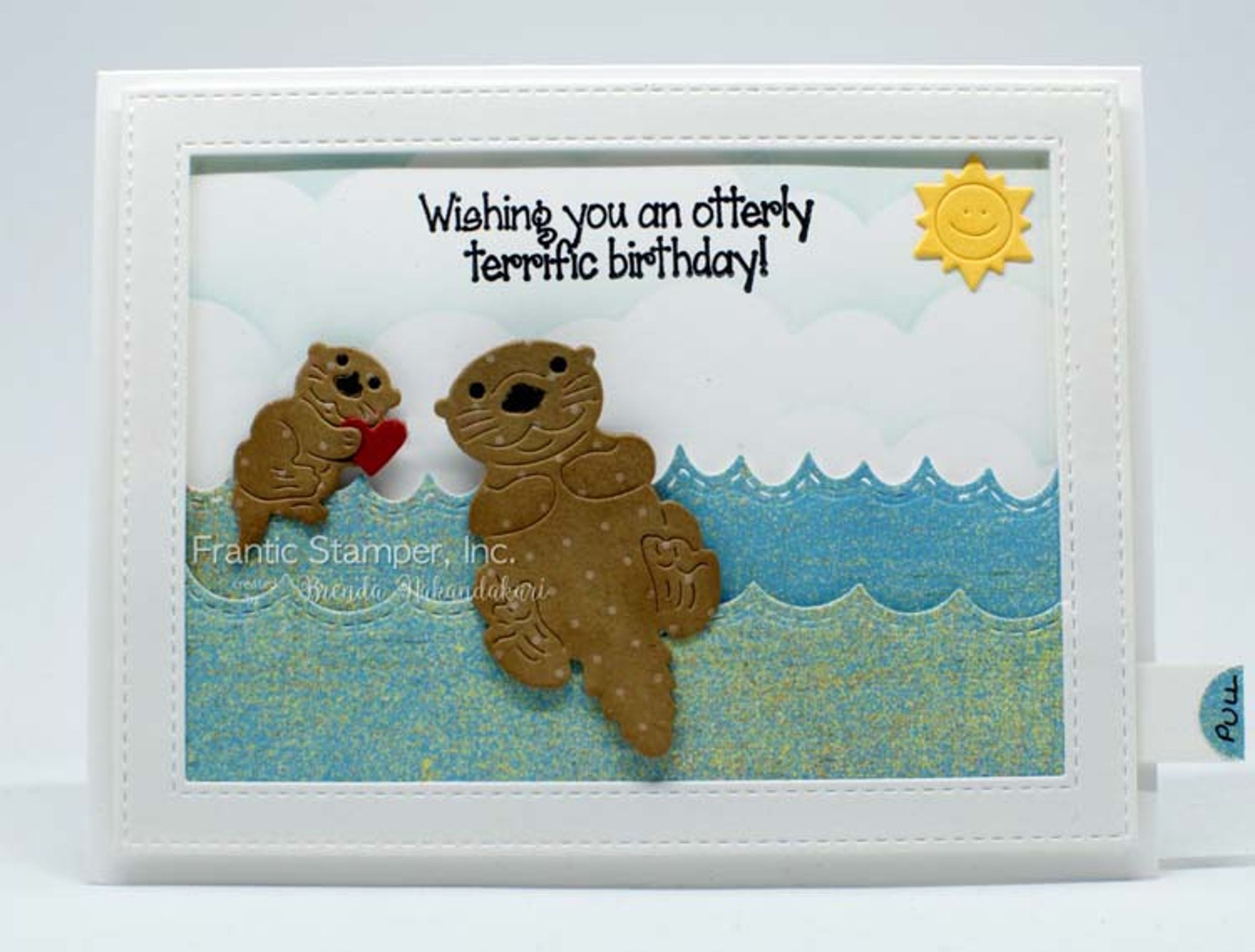 Frantic Stamper Clear Stamp Set - Otterly Amazing