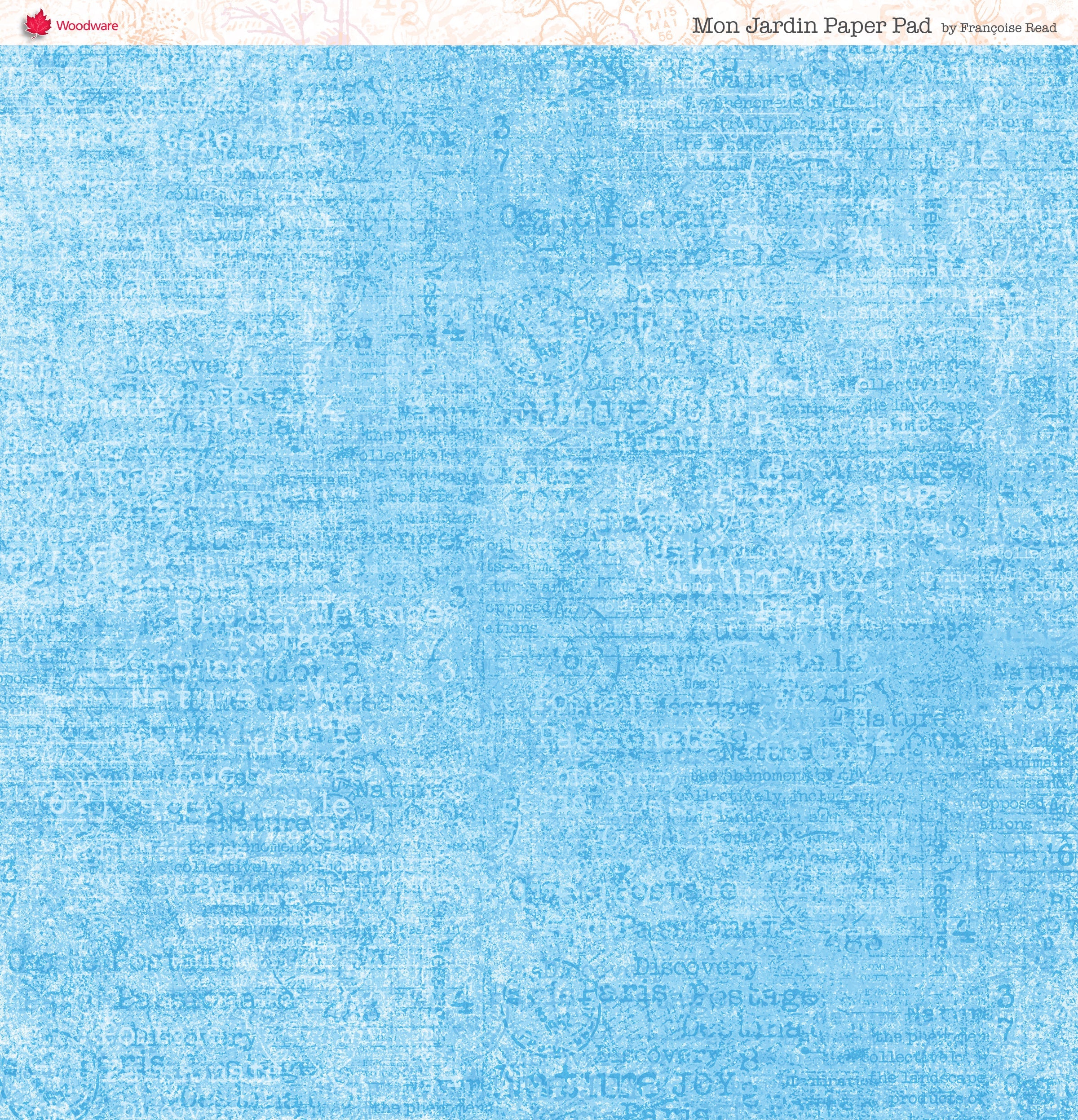 Woodware Francoise Read Mon Jardin 8 in x 8 in Paper Pad