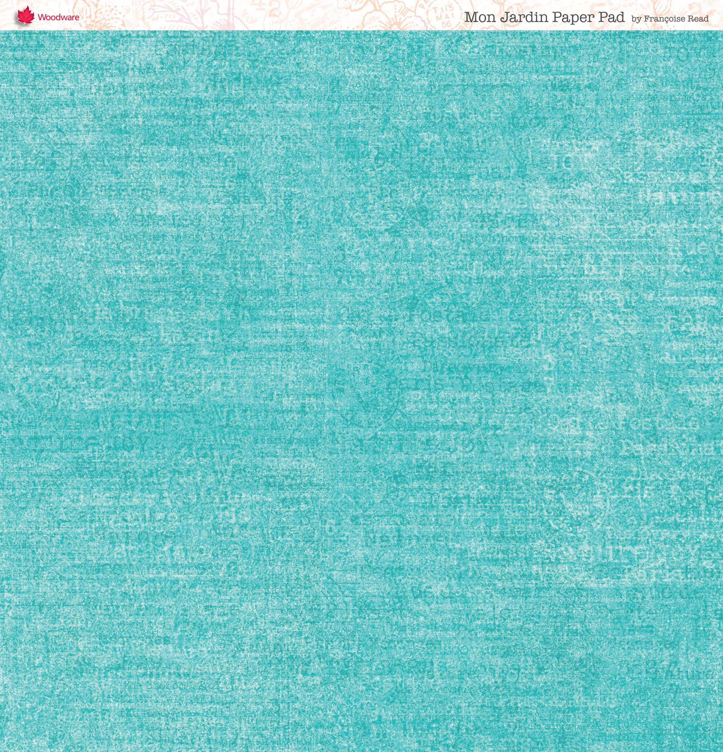 Woodware Francoise Read Mon Jardin 8 in x 8 in Paper Pad