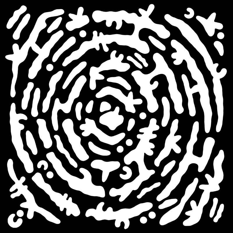 Woodware Coral Branches 6 in x 6 in Stencil