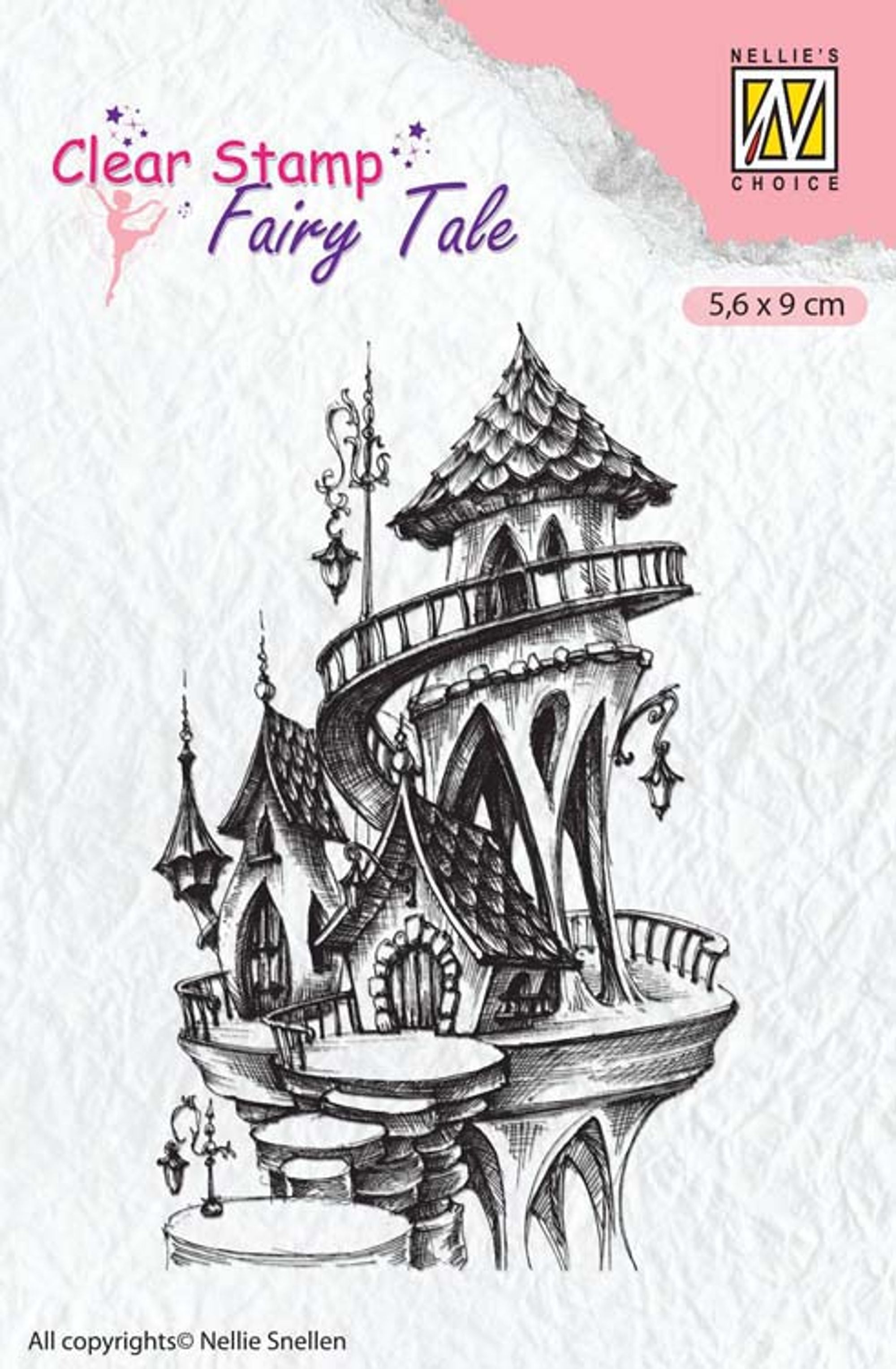 Nellie's Choice Clear Stamp Fairy Tale - Summer Castle