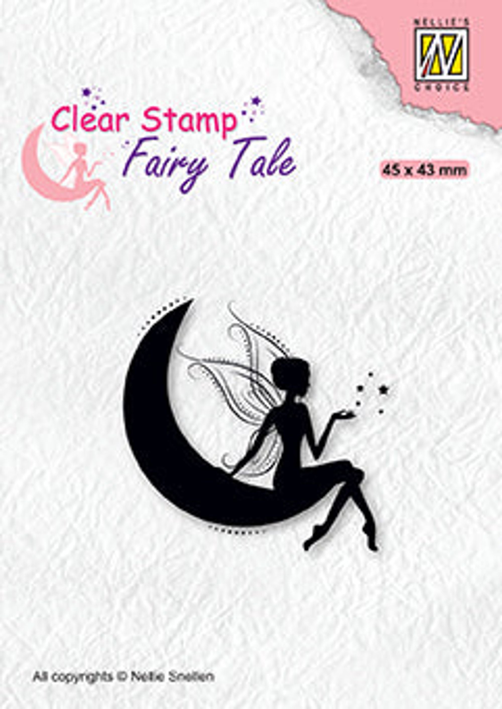 Clear Stamp Fairy Tale - 17 Elf On Moon