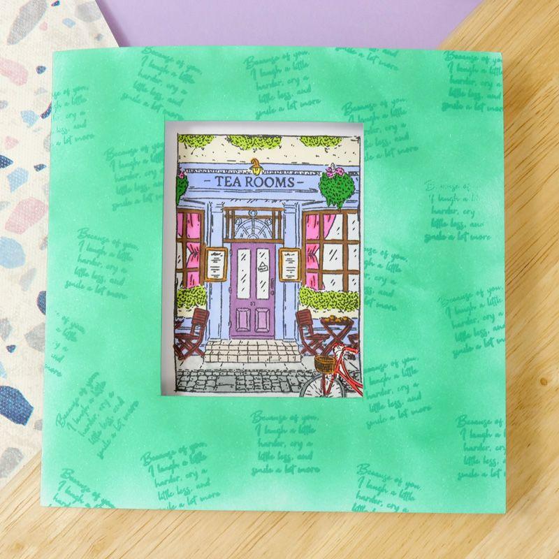 For the Love of Stamps - Tea Rooms A6 Stamp Set