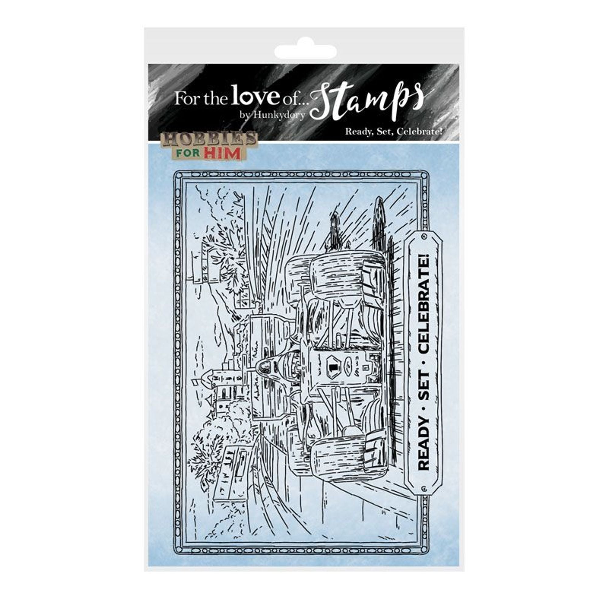 For the Love of Stamps - Ready, Set, Celebrate! A6 Stamp Set
