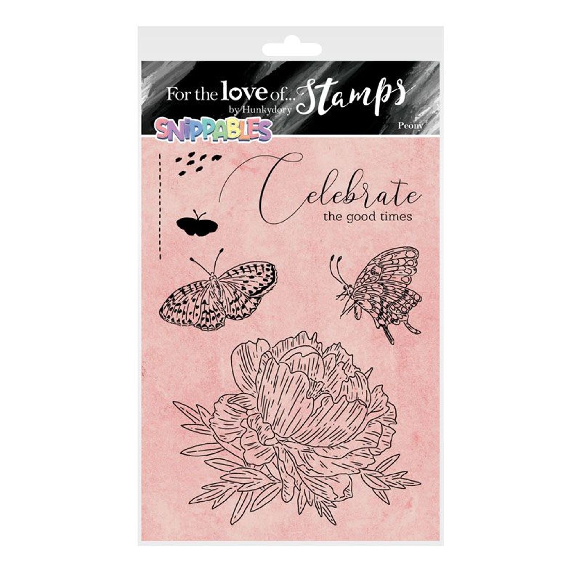 For the Love of Stamps - Floral Favourites Snippables - Peony