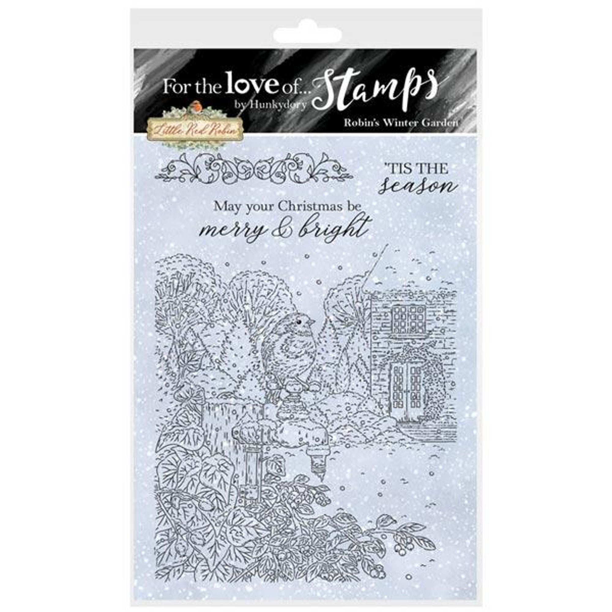 For The Love Of Stamps - Robin's Winter Garden A6 Stamp Set