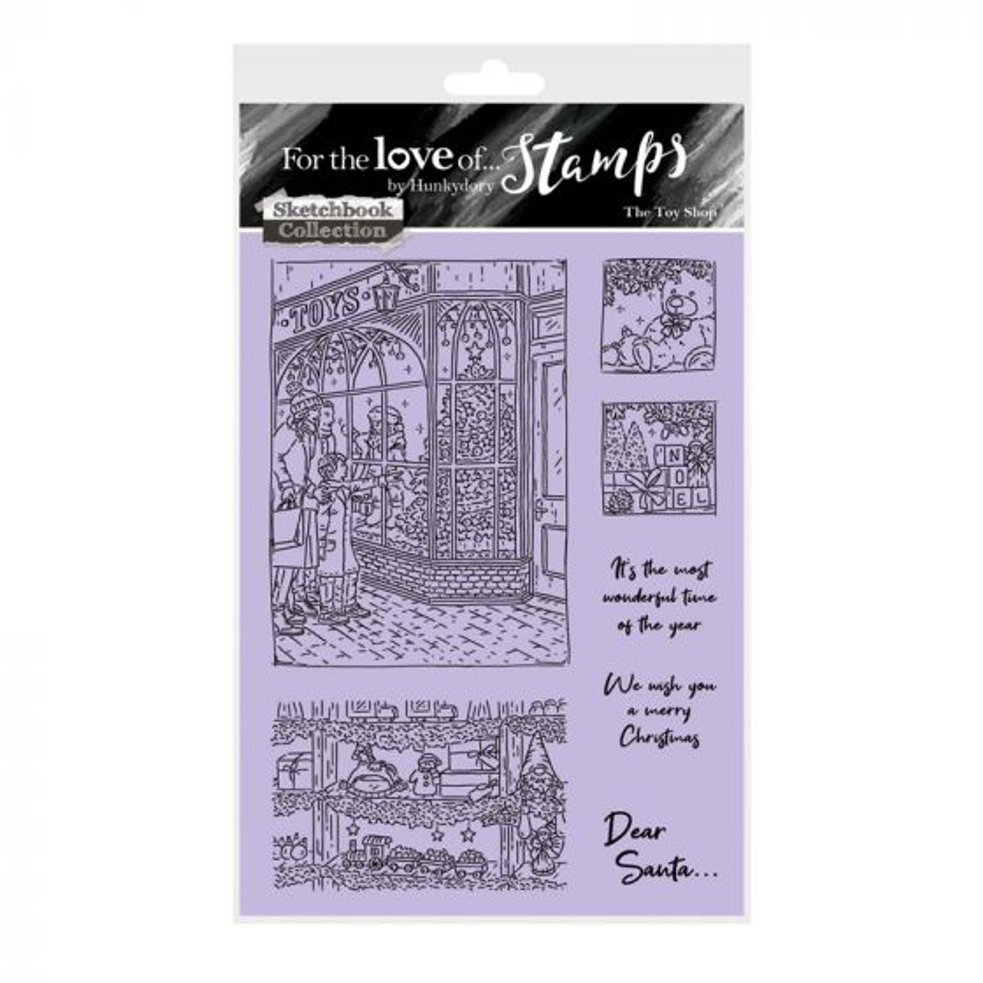 For The Love Of Stamps - The Toy Shop A6 Stamp Set