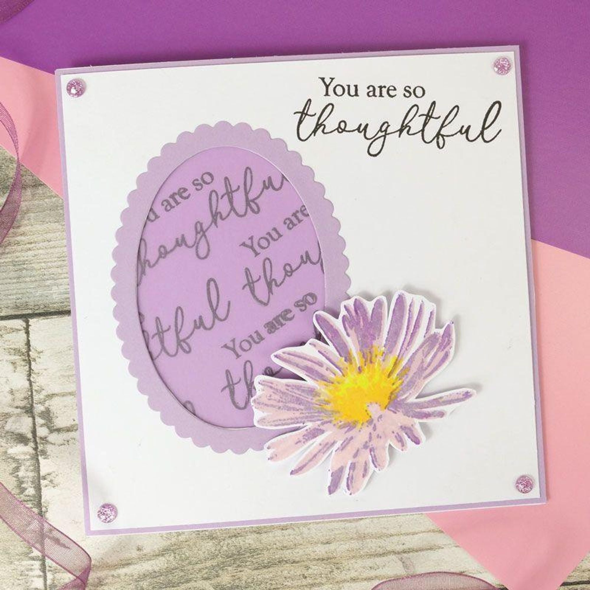 For The Love Of Stamps - Layering Aster A5 Stamp Set