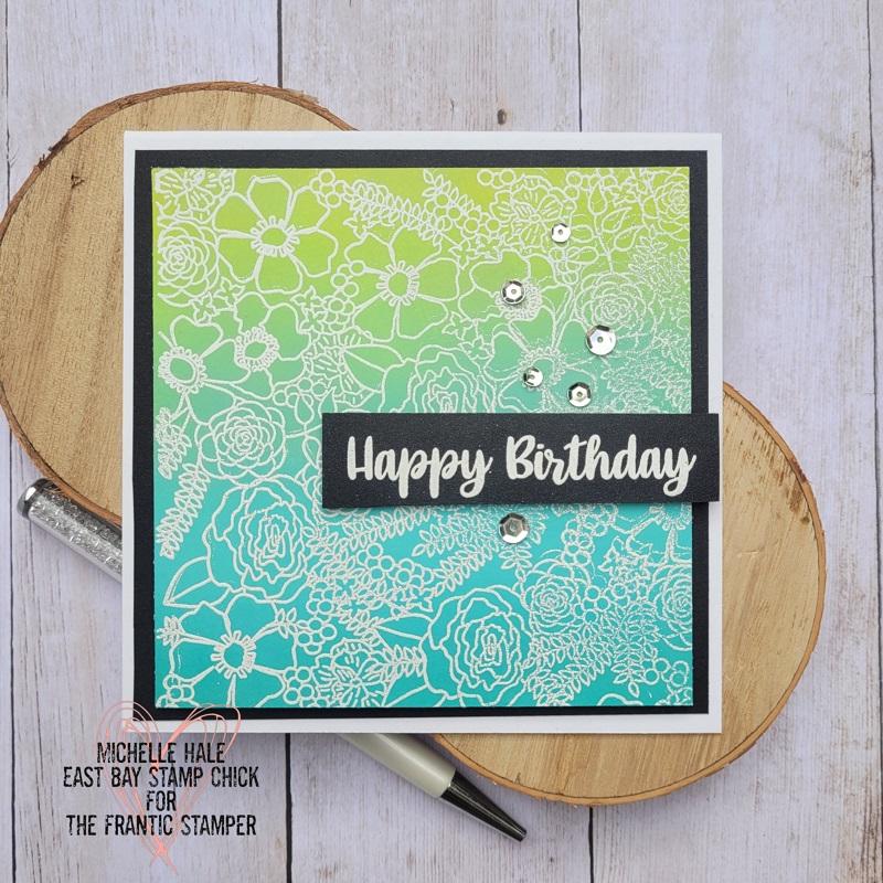 Frantic Stamper Clear Stamp Set - Florals And Greetings