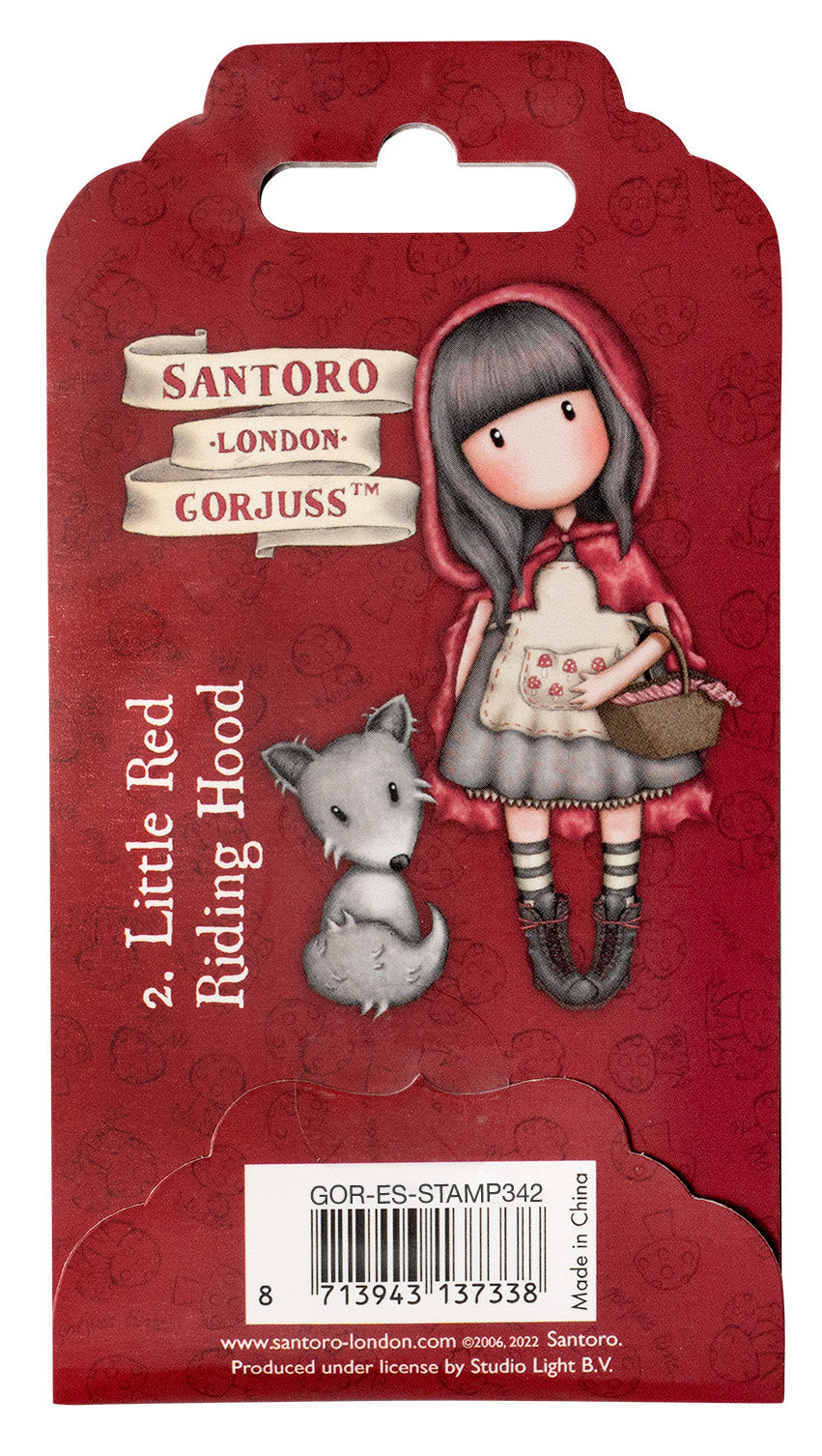 GOR Cling Stamp Little Red Riding Hood Gorjuss 90x55x5mm 1 PC nr.342
