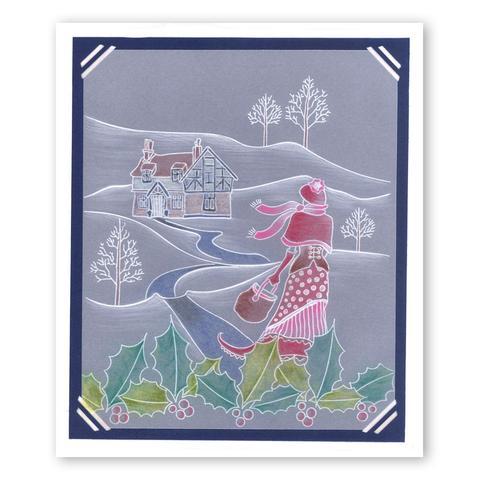 Groovi Holly Border Plate