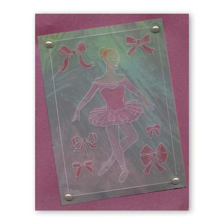 Groovi Go! Ballerina Figure A6 Plate