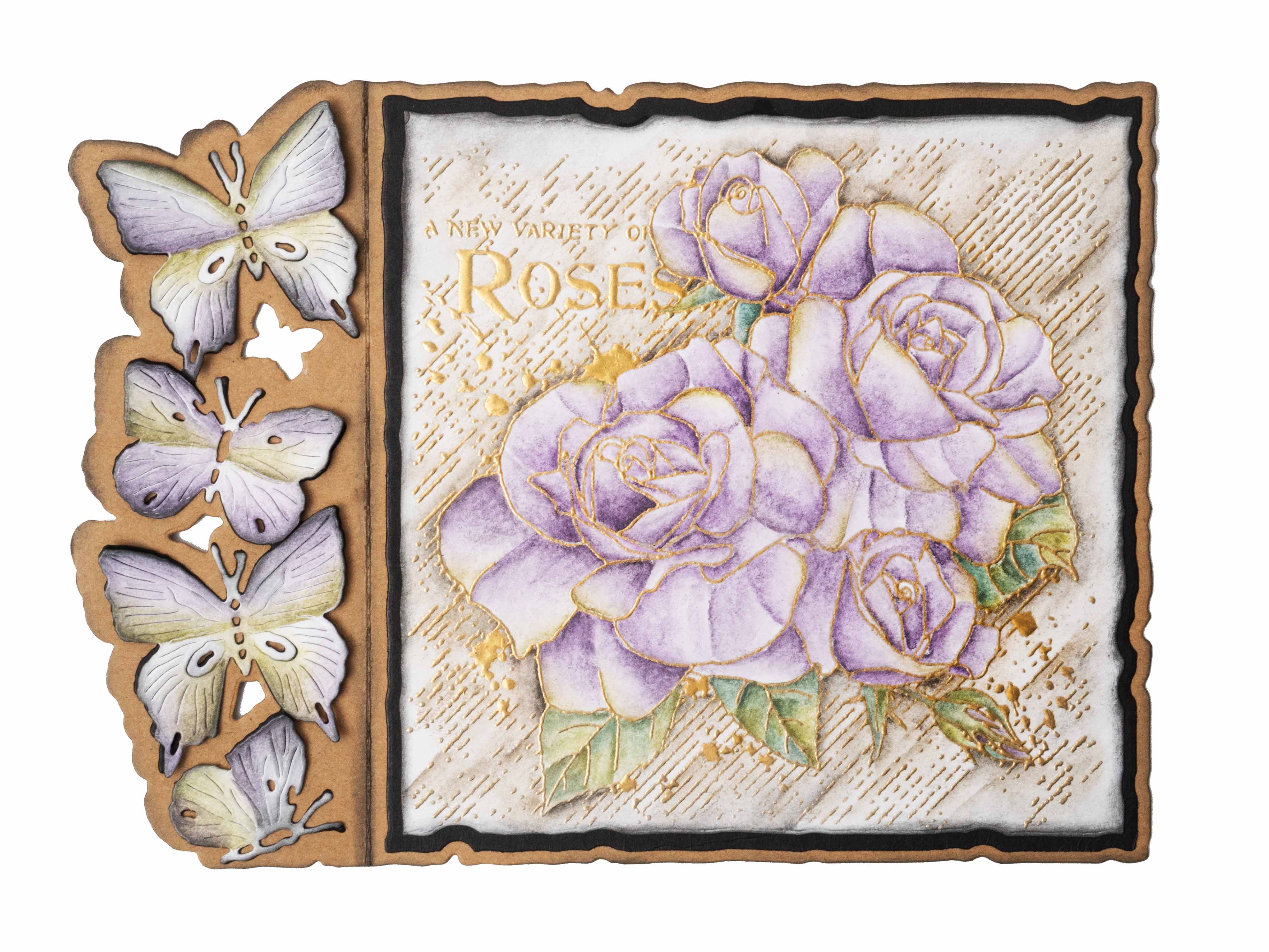 SL Clear Stamp Roses Grunge Collection 122x122x3mm 1 PC nr.401