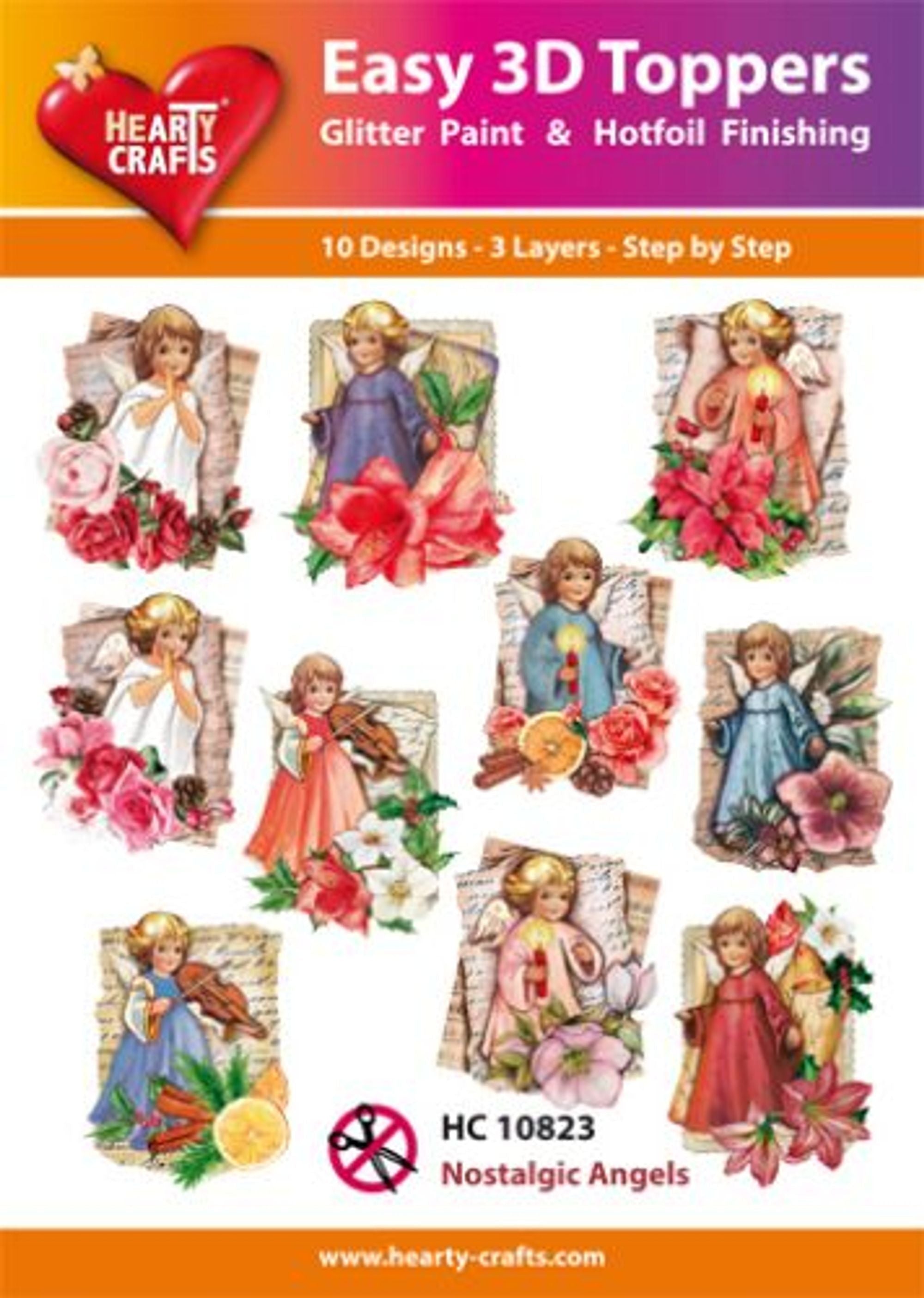 Easy 3D Toppers - Nostalgic Angels