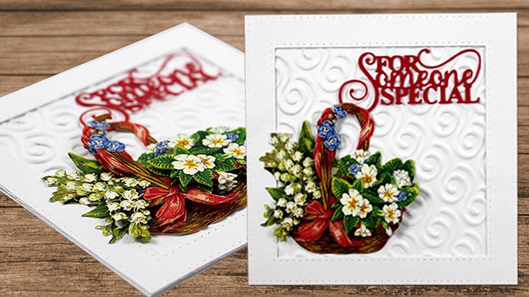 Hearty Crafts Easy 3D Toppers Snowdrops