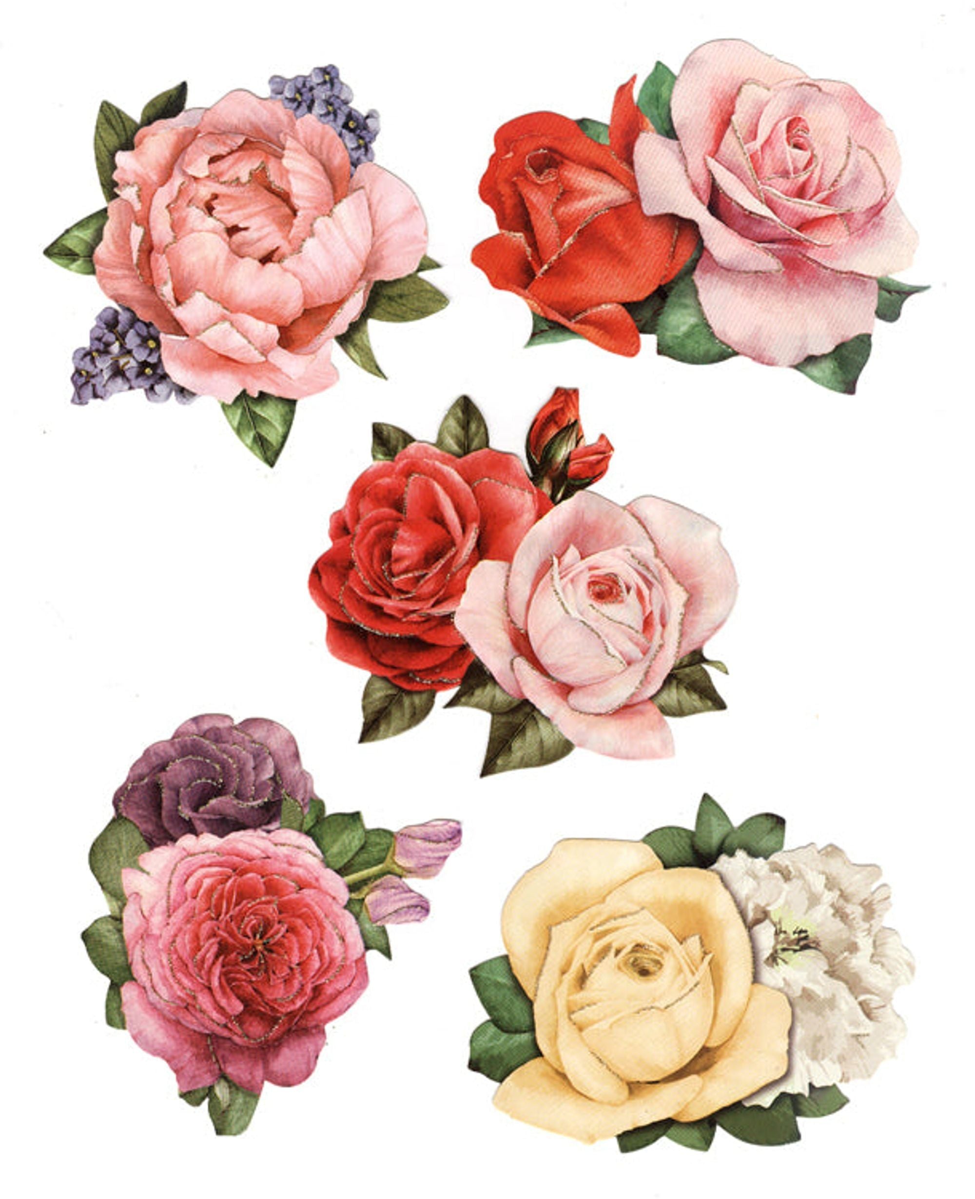 Easy 3D Toppers: Romantic Flowers