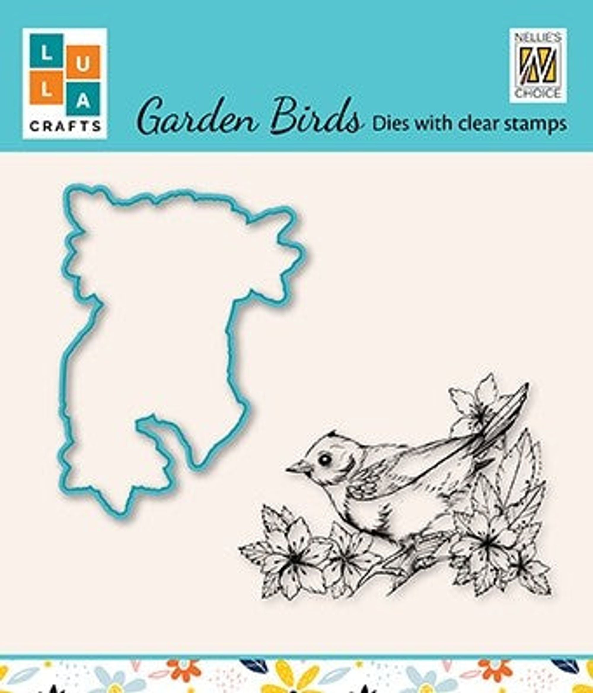 Garden Birds 2 - Die and Clear Stamp