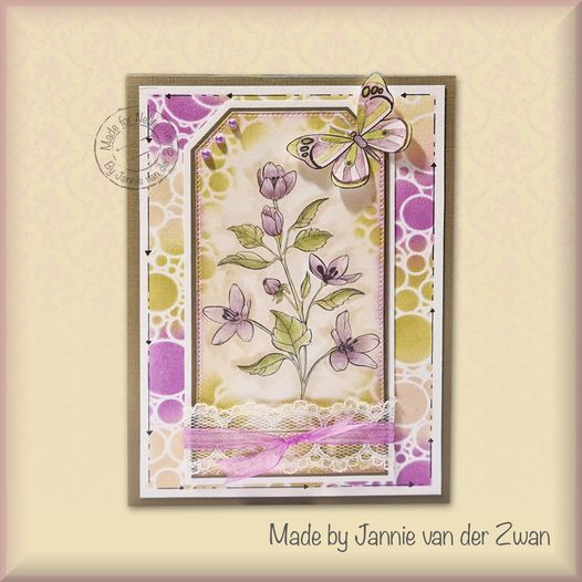 Nellie's Choice Die & Stamp Set - Garden Flowers Series - Magnolia-1