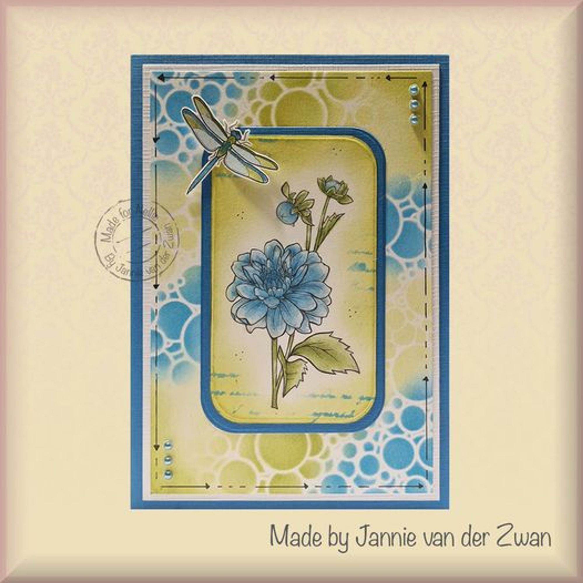 Nellie's Choice Die & Stamp Set - Garden Flowers Series - Rose